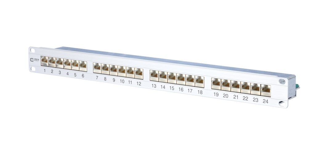 METZ CONNECT E-DAT C6 24x8(8) 1U LSA Kat.6 liitäntäpaneeli