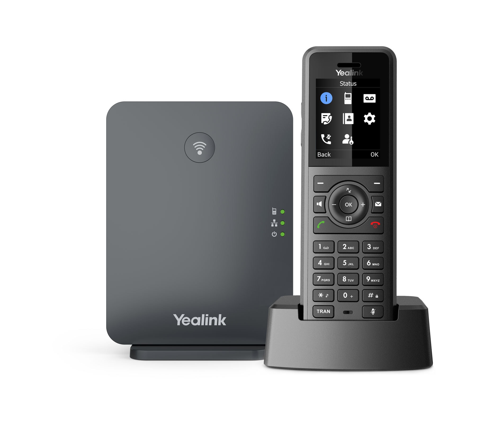 Yealink W77P paketti SIP DECT IP-puhelinjärjestelmä,