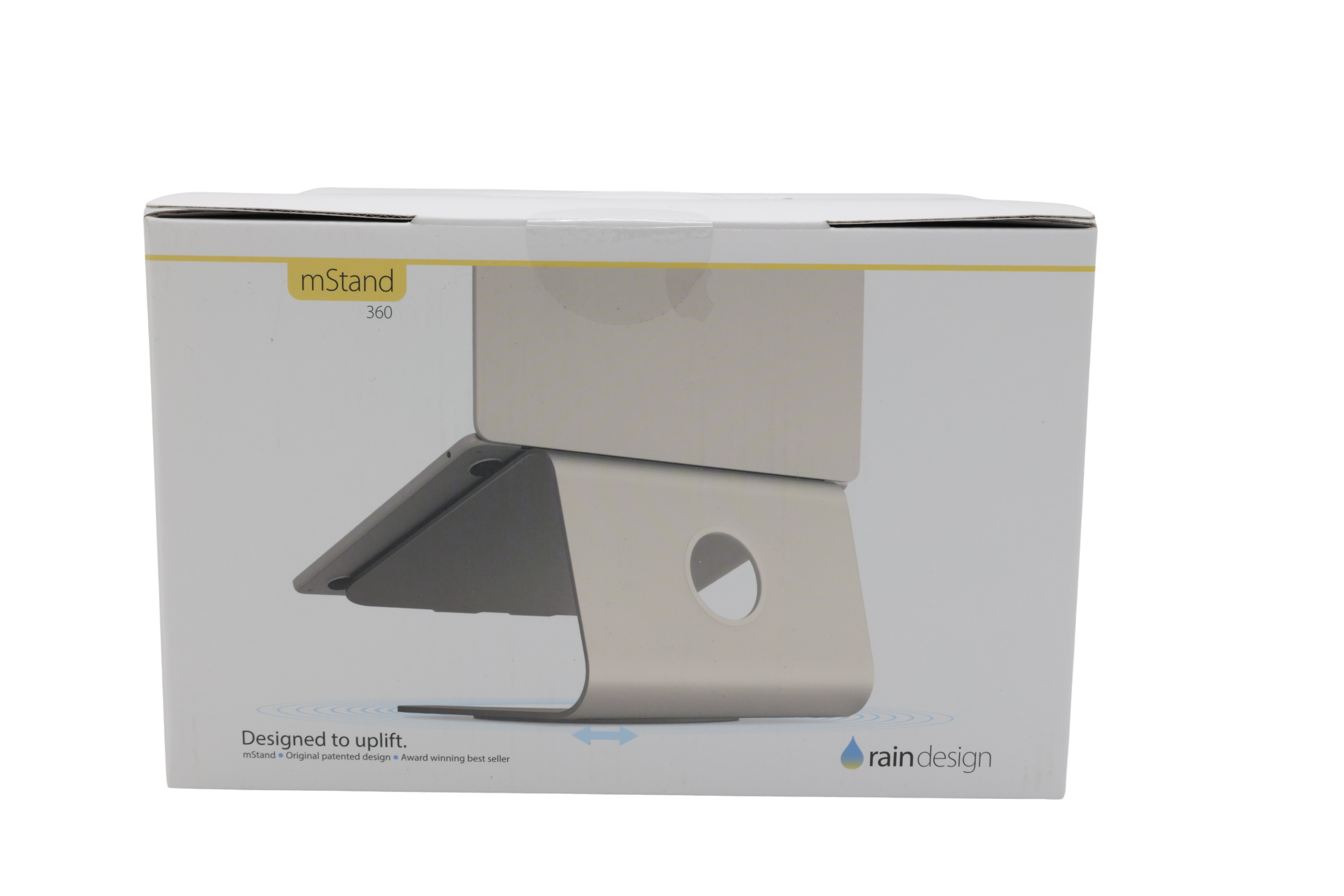 Rain Design mStand360 kannettavan tietokoneen jalusta, kääntyvä, Starlight