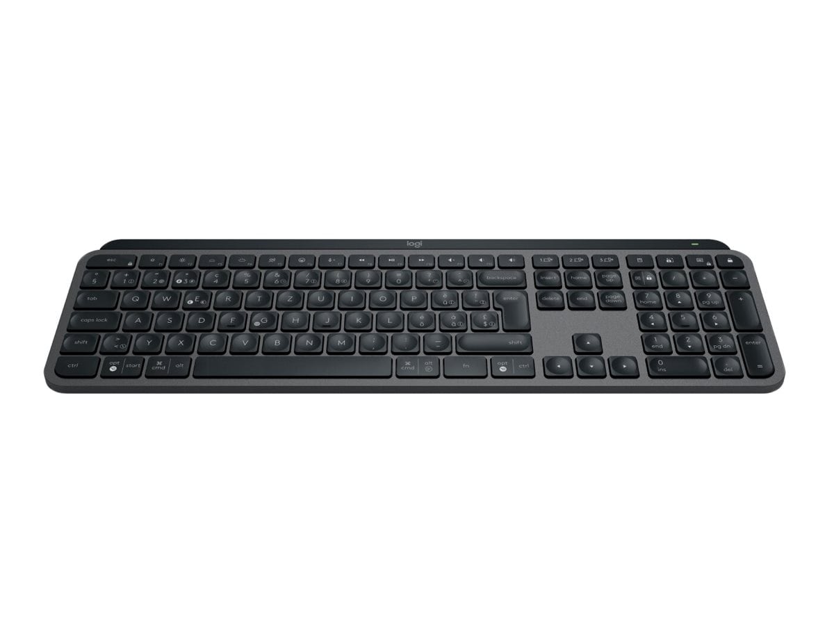 Logitech MX Keys S - näppäimistö kämmentuella - langaton DE- grafiitti