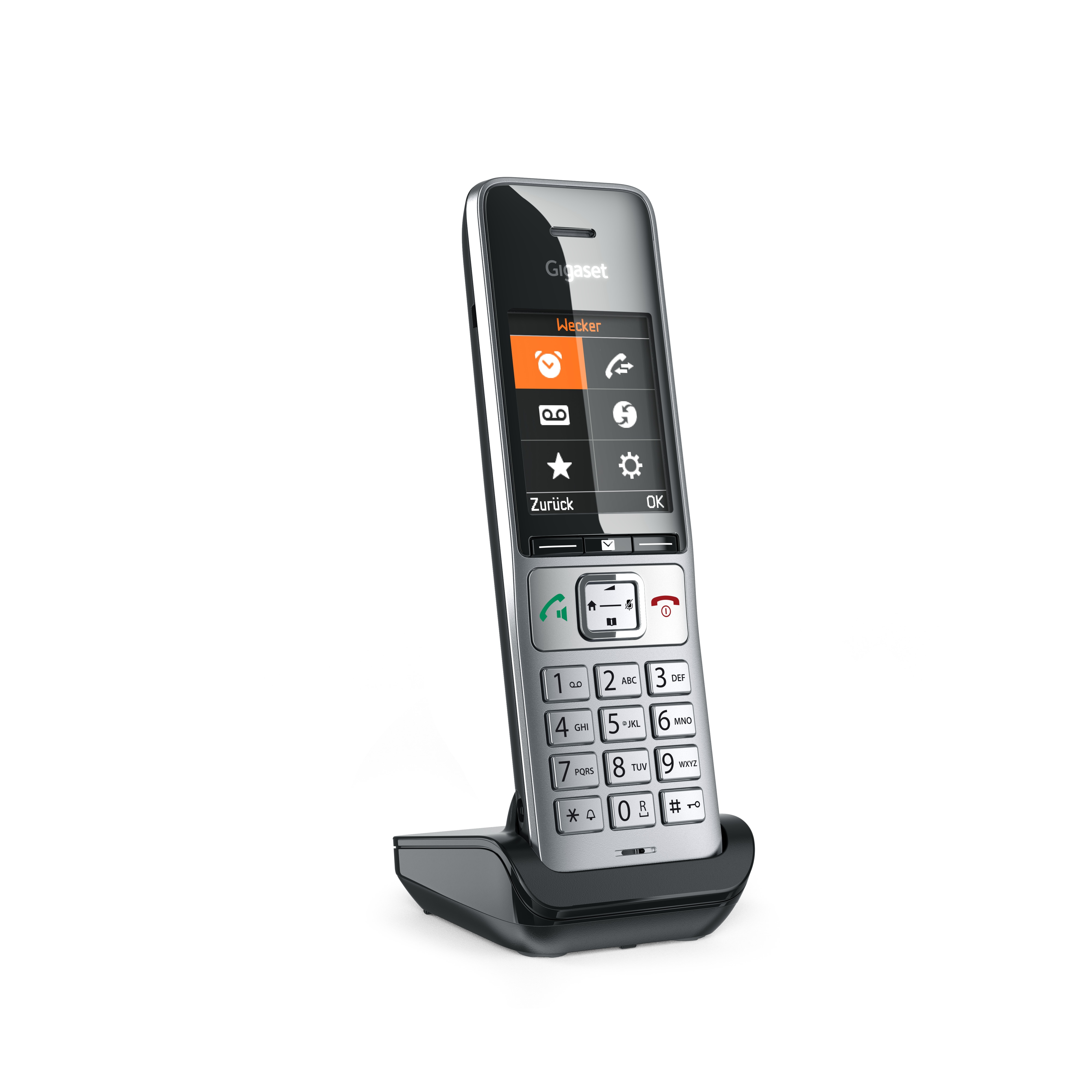 Gigaset Comfort 500HX hopea musta