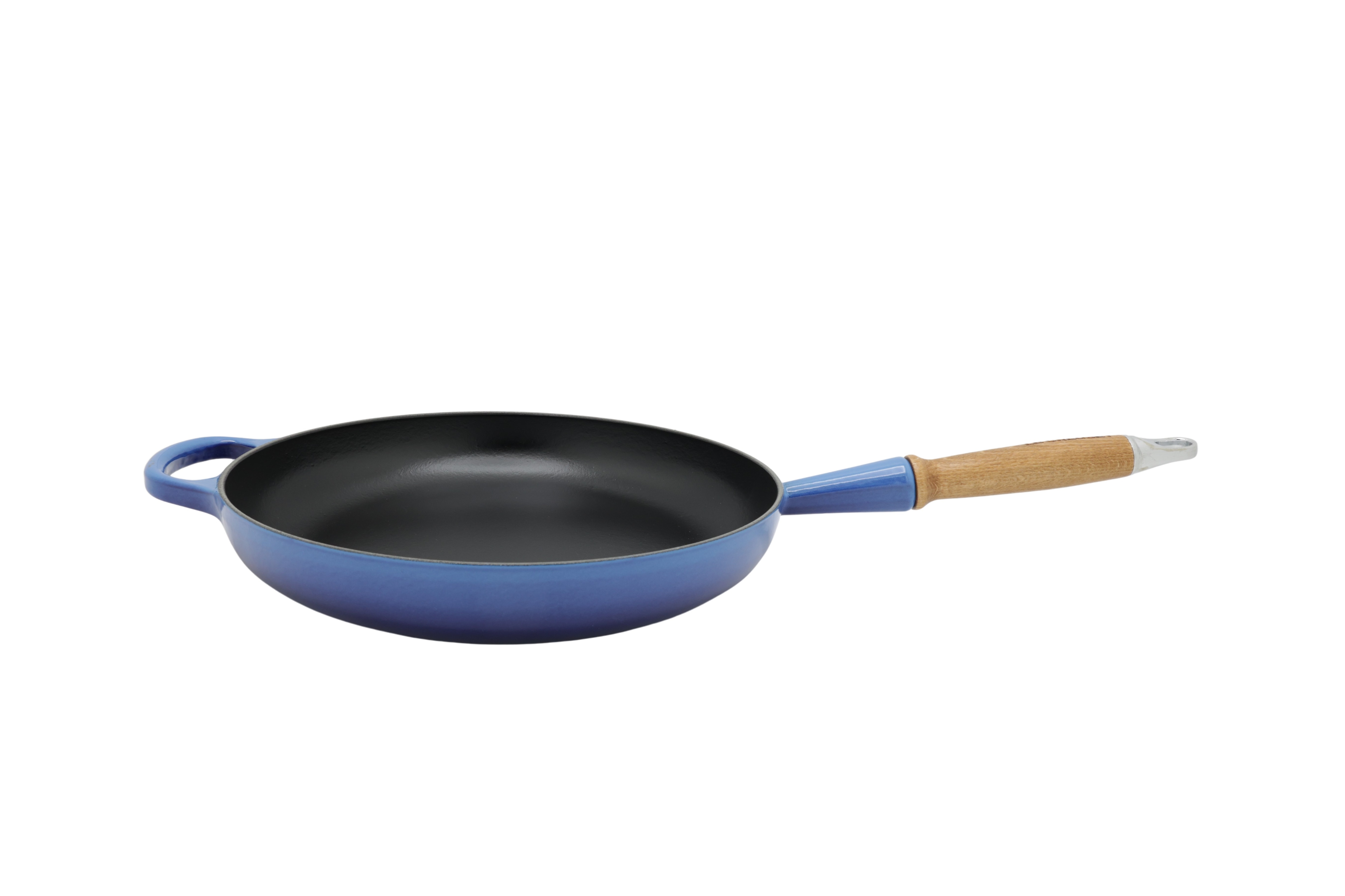 Le Creuset 20258282200422 Signature valurautapannu puukahvalla,