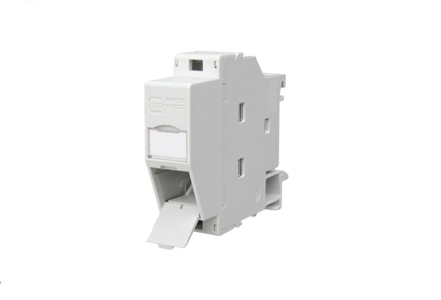 METZ CONNECT Keystone REGplus IP20 vaaleanharmaa varustelematon