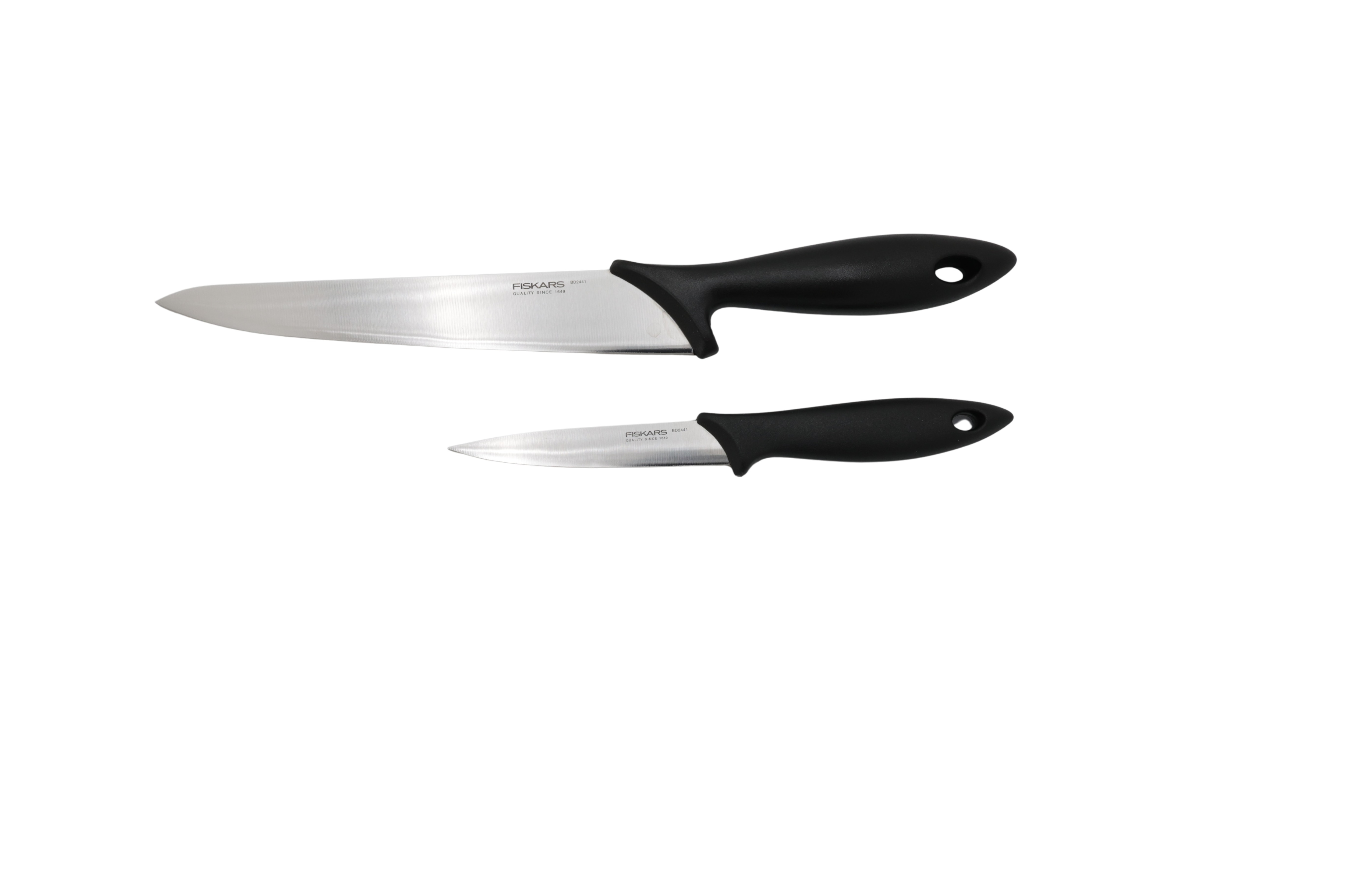 Fiskars 1023783 Veitsisarja, 2-osainen, musta