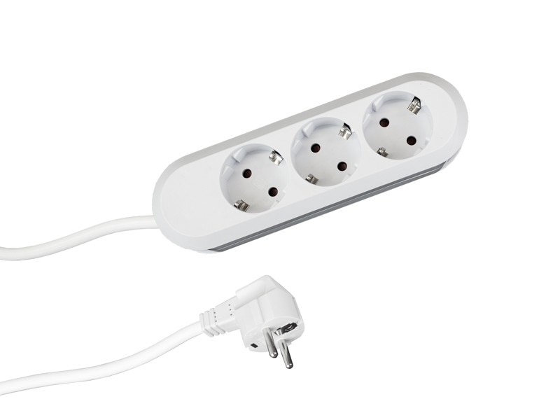 Bachmann pistorasia SMART 3-tie, valkoinen 5.0m, ilman kytkintä