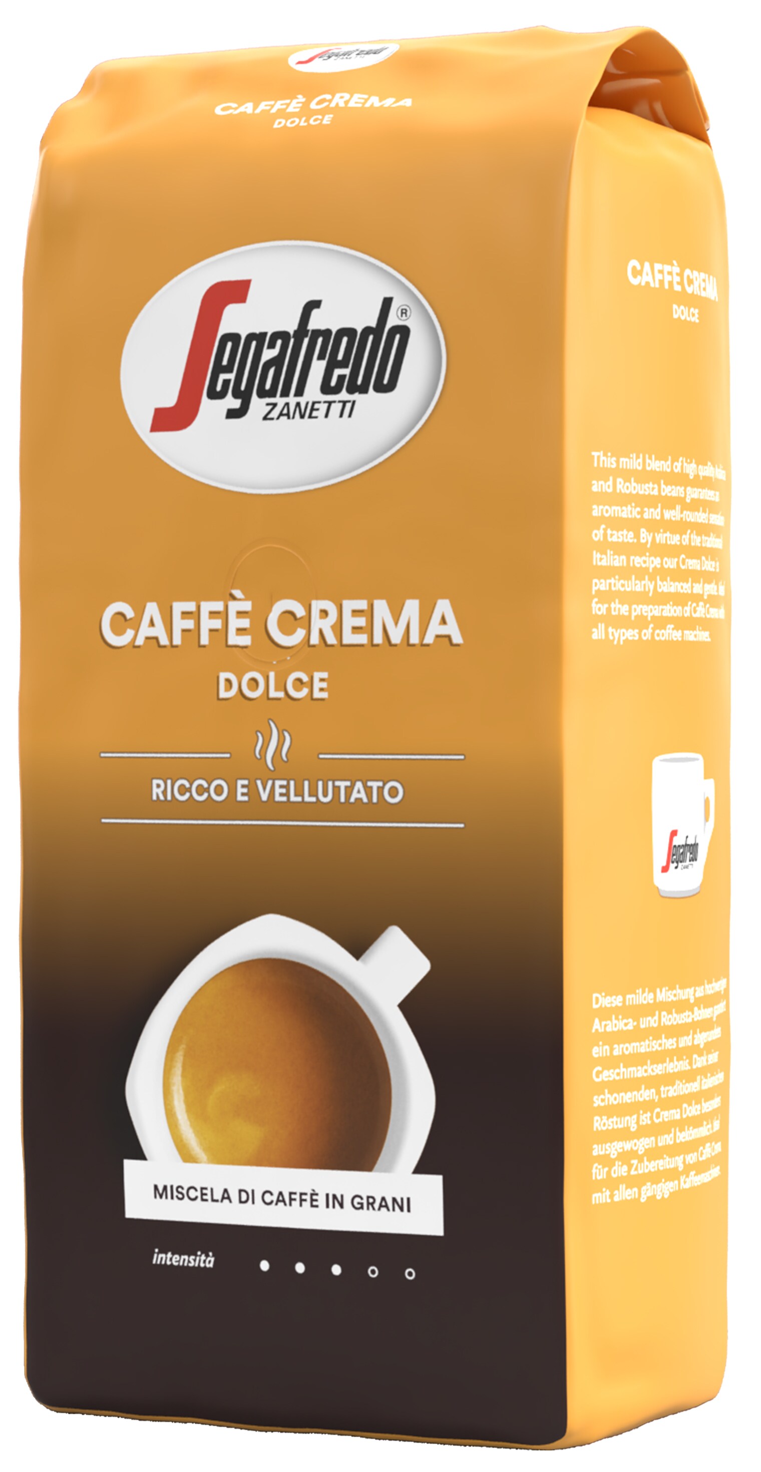 Segafredo Caffè Crema Dolce 1000 g pavut