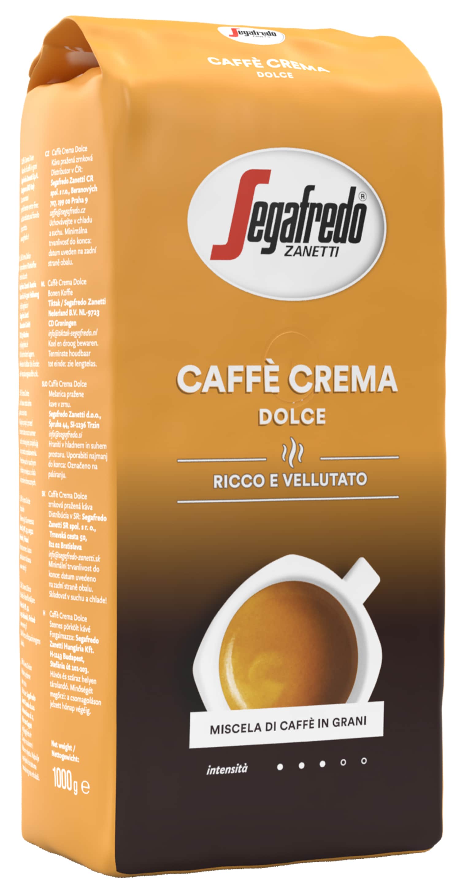 Segafredo Caffè Crema Dolce 1000 g pavut