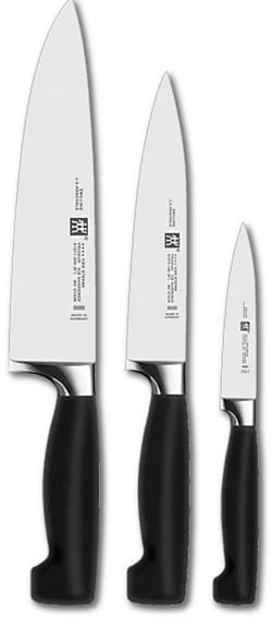 Zwilling 35048-000-0 Veitsisarja, 3-osainen, kokkiveitsi, kuorimaveitsi, lihaveitsi, kokkiveitsi