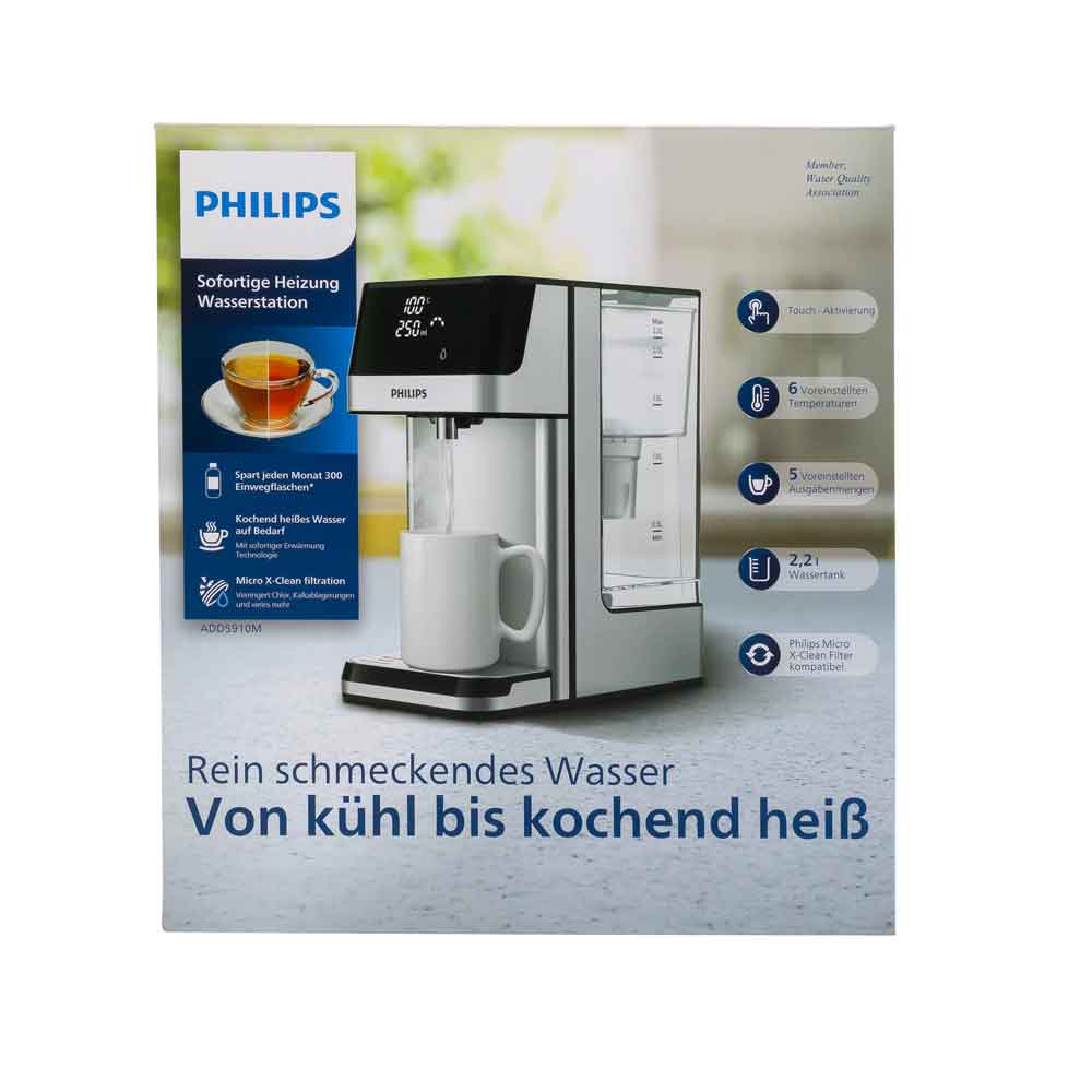 Philips ADD5910M/10 Vesiasema, 6 lämpötila-asetusta varten