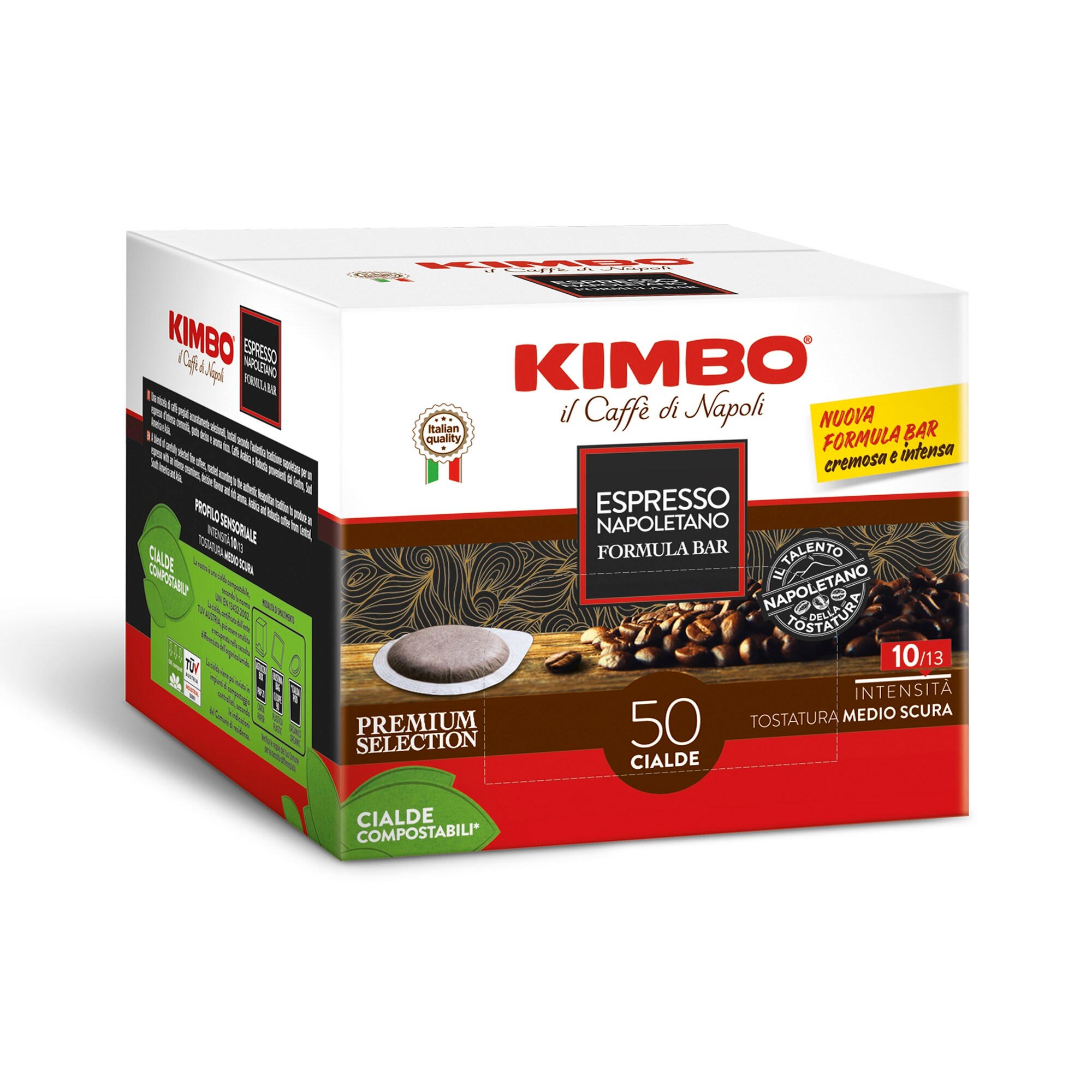 Kimbo NAPOLETANO 44 mm ESE-kapselit, 50 kpl, 7,3 g/kpl