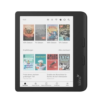 THALIA tolino vision värillinen e-kirjalukija musta
