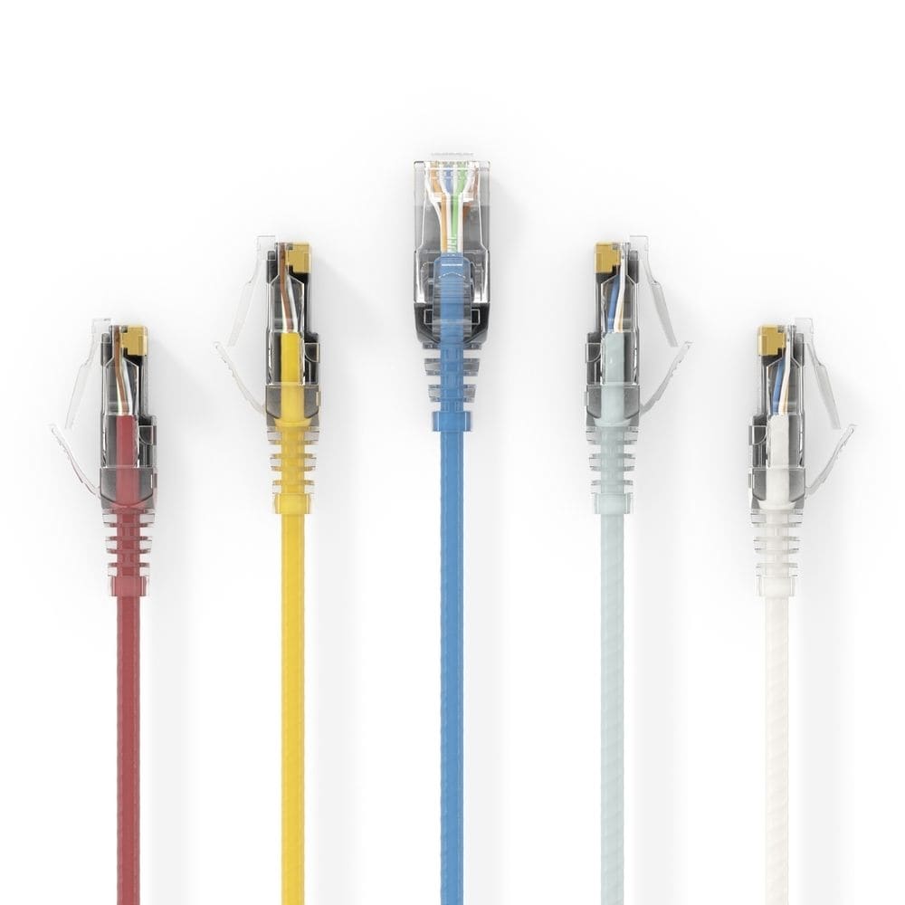 PureLink CAT 6 patch-kaapeli SLIM UTP LSOH musta 0.25m