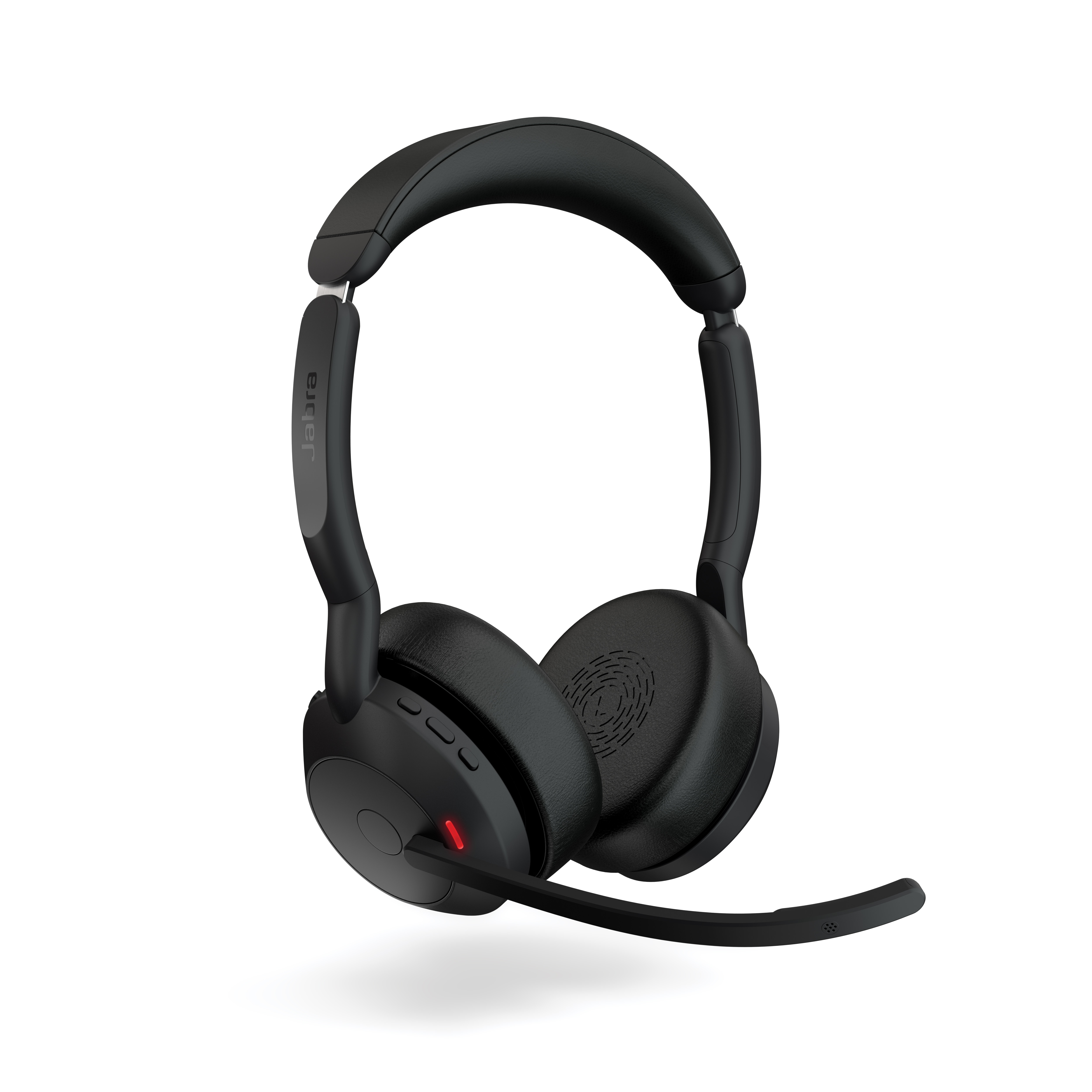Jabra Evolve2 55 MS Stereo, jossa on Link380c/390c ja kokoontaitettava LS-järjestelmä