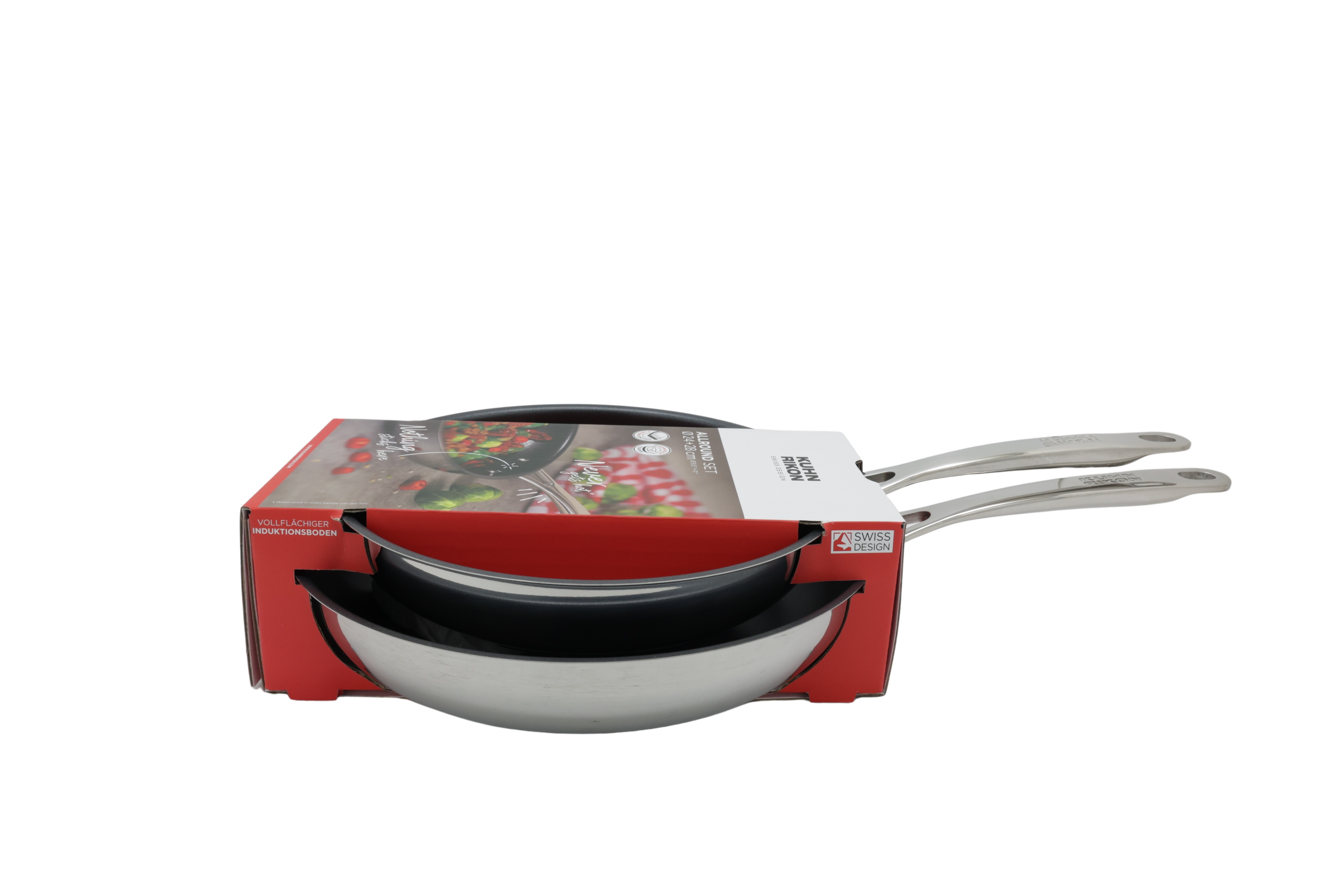Kuhn Rikon ALLROUND -paistinpannusetti, halkaisija 24 ja 28 cm