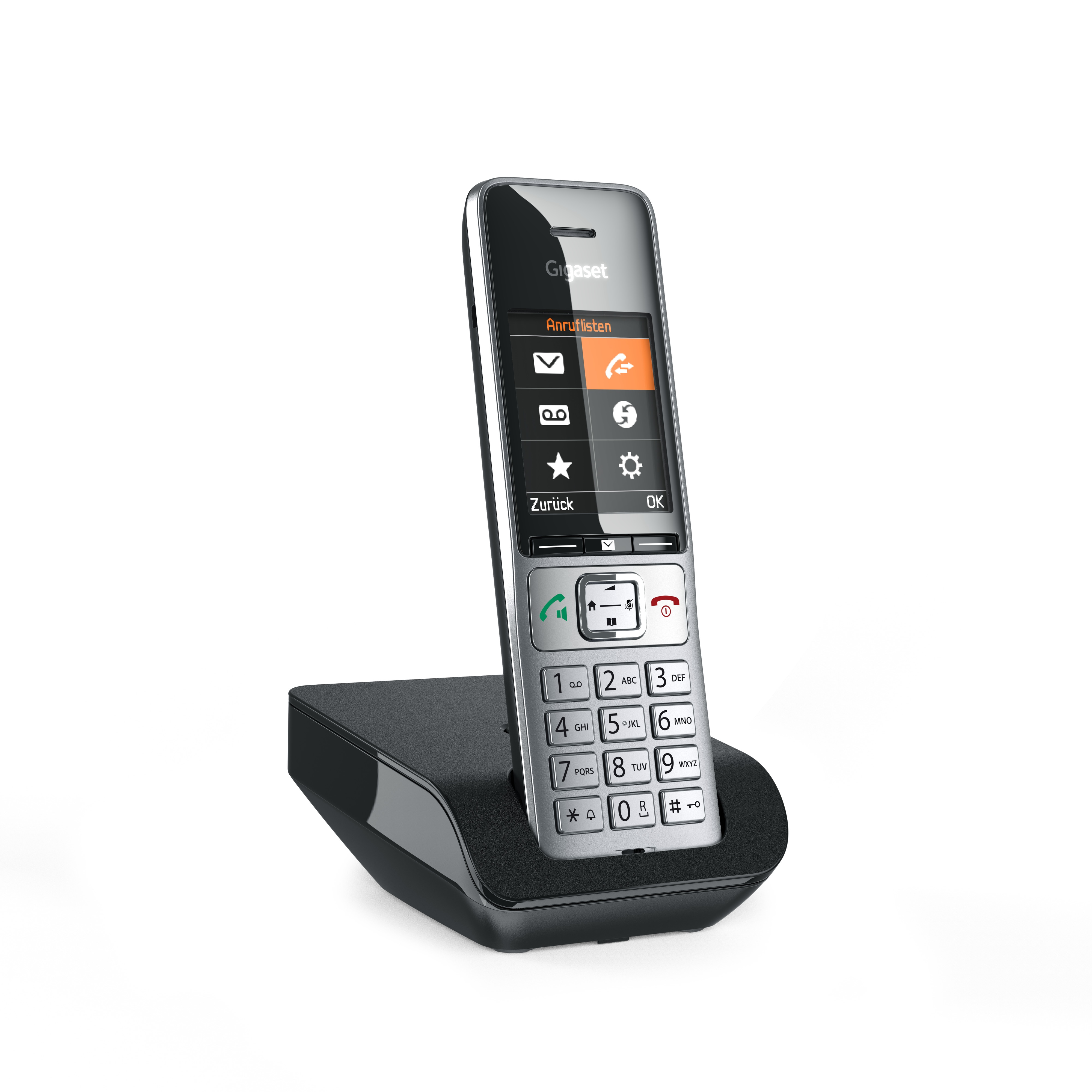 Gigaset Comfort 500 hopea musta