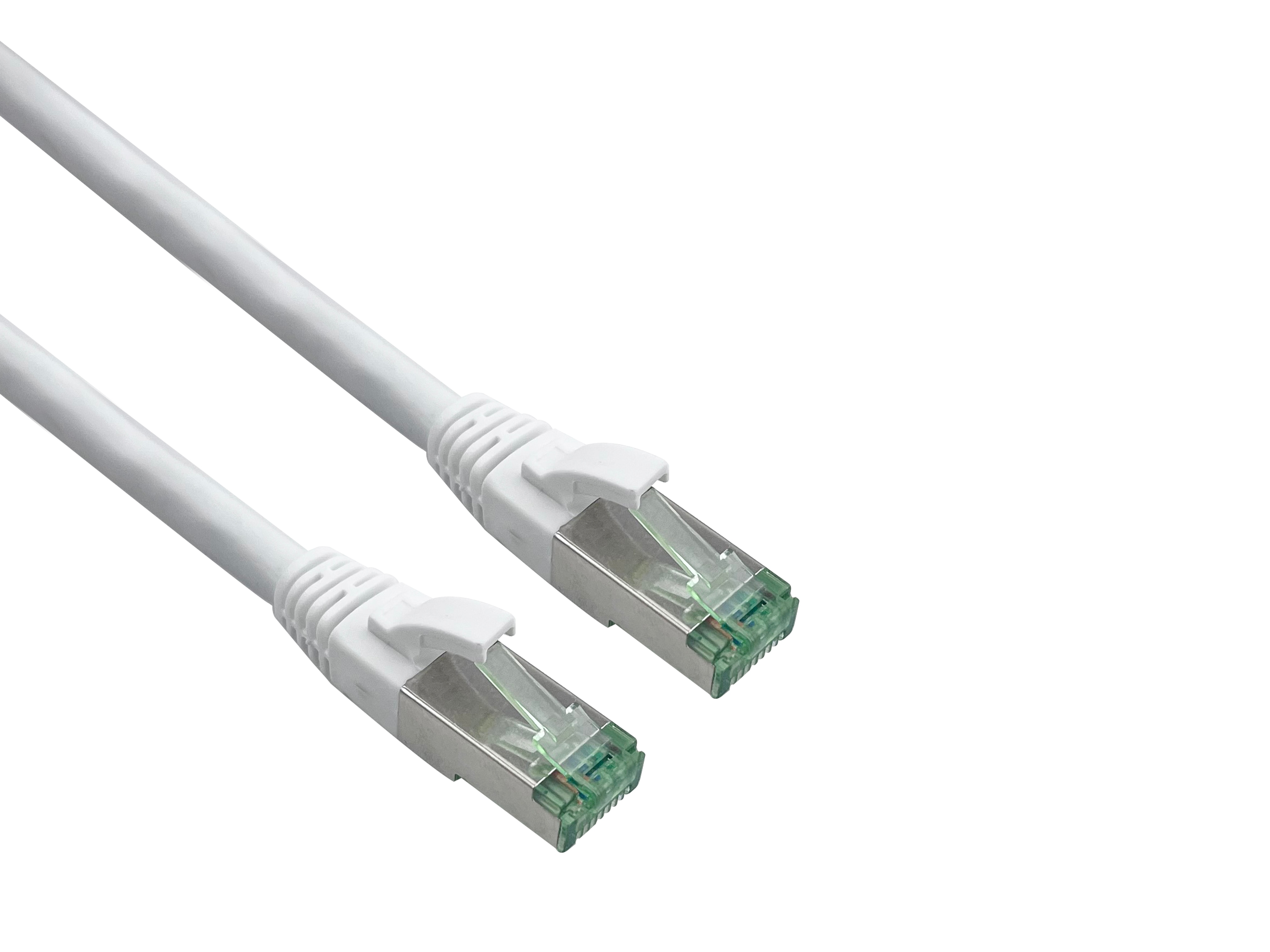 helos liitäntäkaapeli Cat 6a Superflex S/FTP Cat 7 raaka kaapeli valkoinen 2m AWG26/7 GHMT