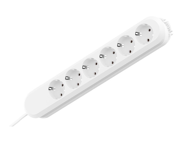 Bachmann pistorasia SMART 6-tie, valkoinen 1.5m, ilman kytkintä