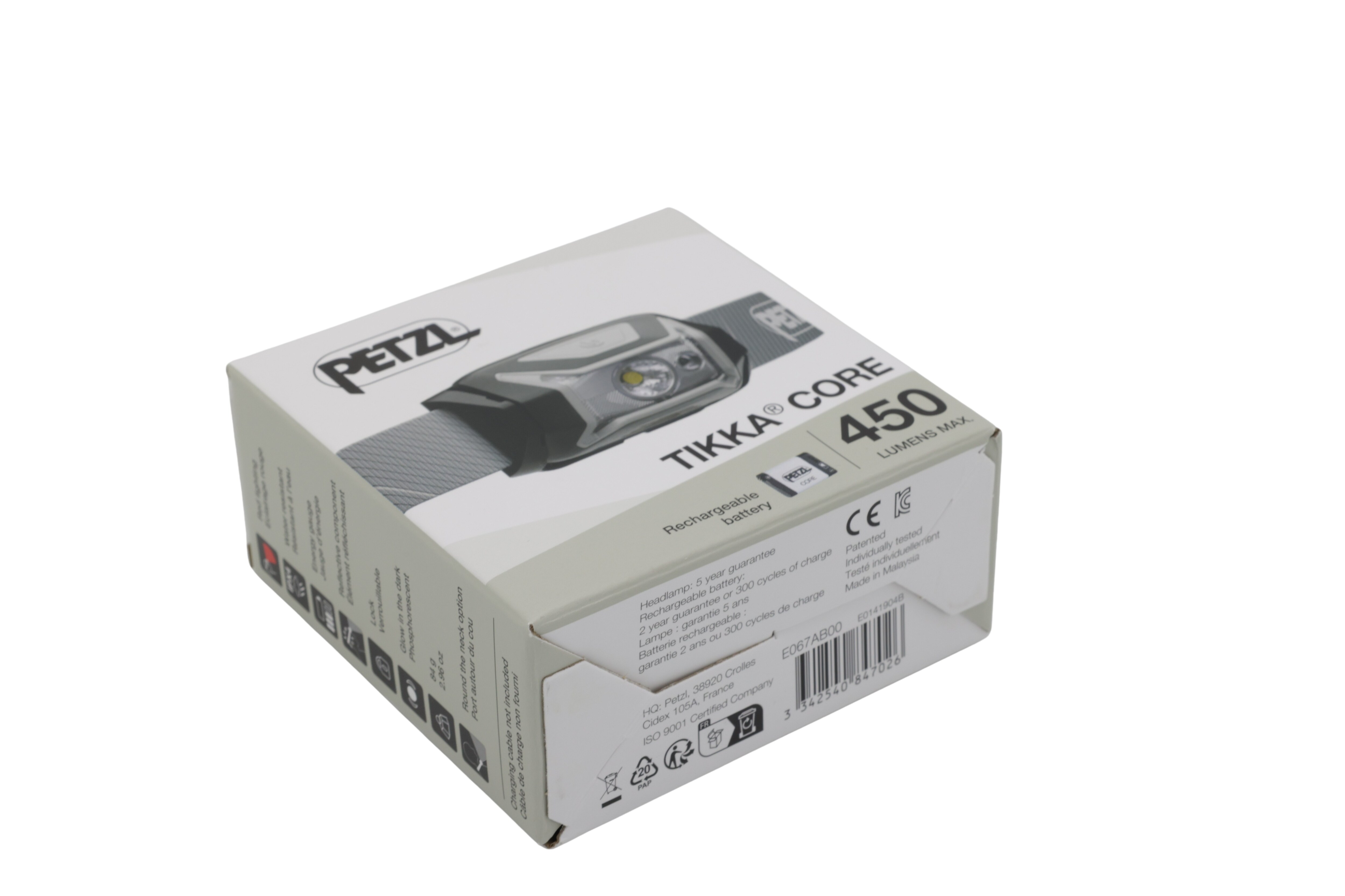 Petzl E067AB00 Tikka Core -valaisin musta