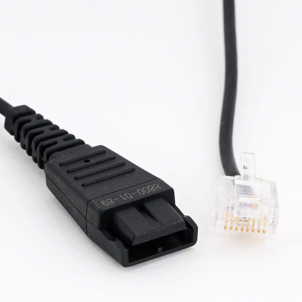 Jabra-liitäntäkaapeli, QD–RJ45, kierretty