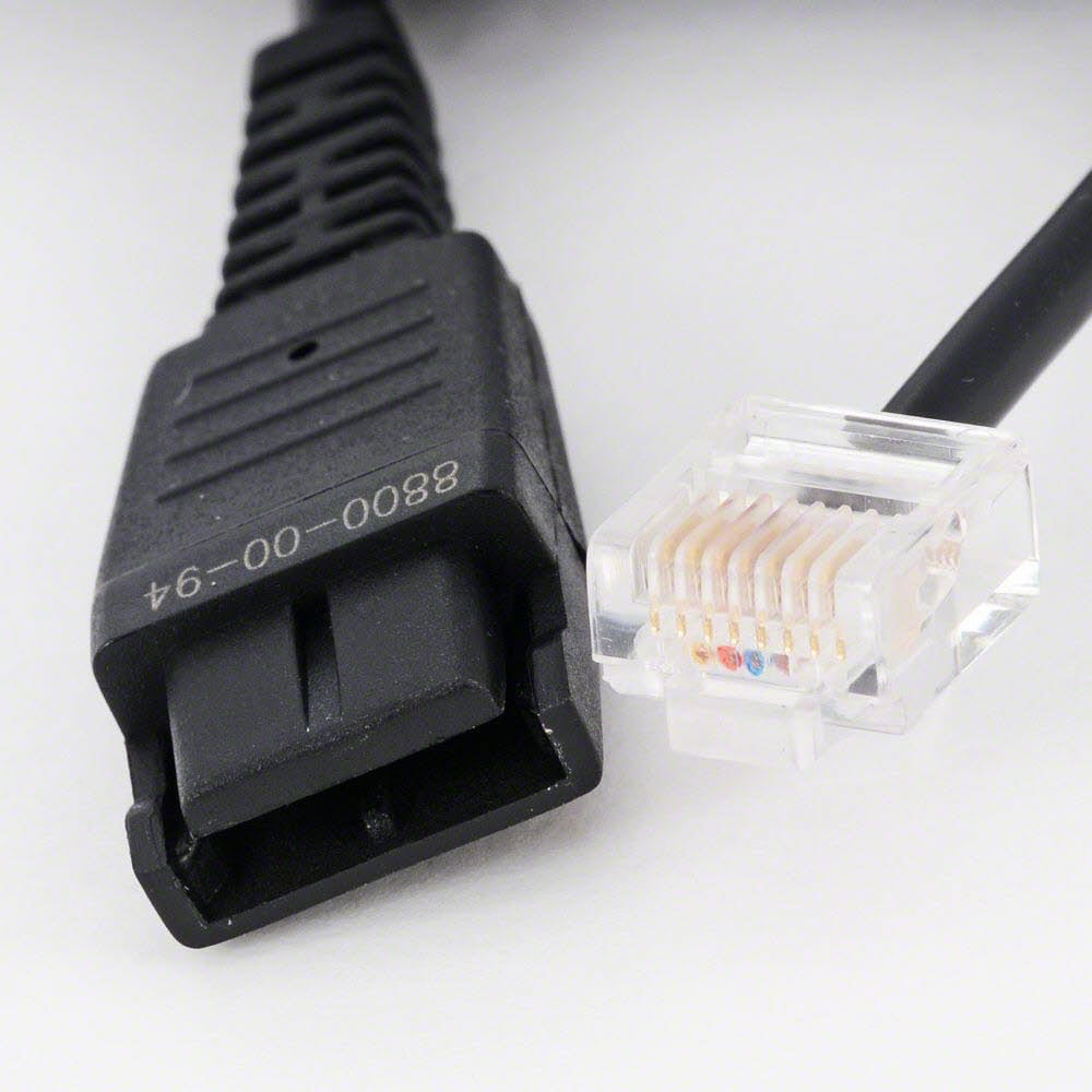 Jabra-liitäntäkaapeli, QD–RJ45, sileä, 50 cm