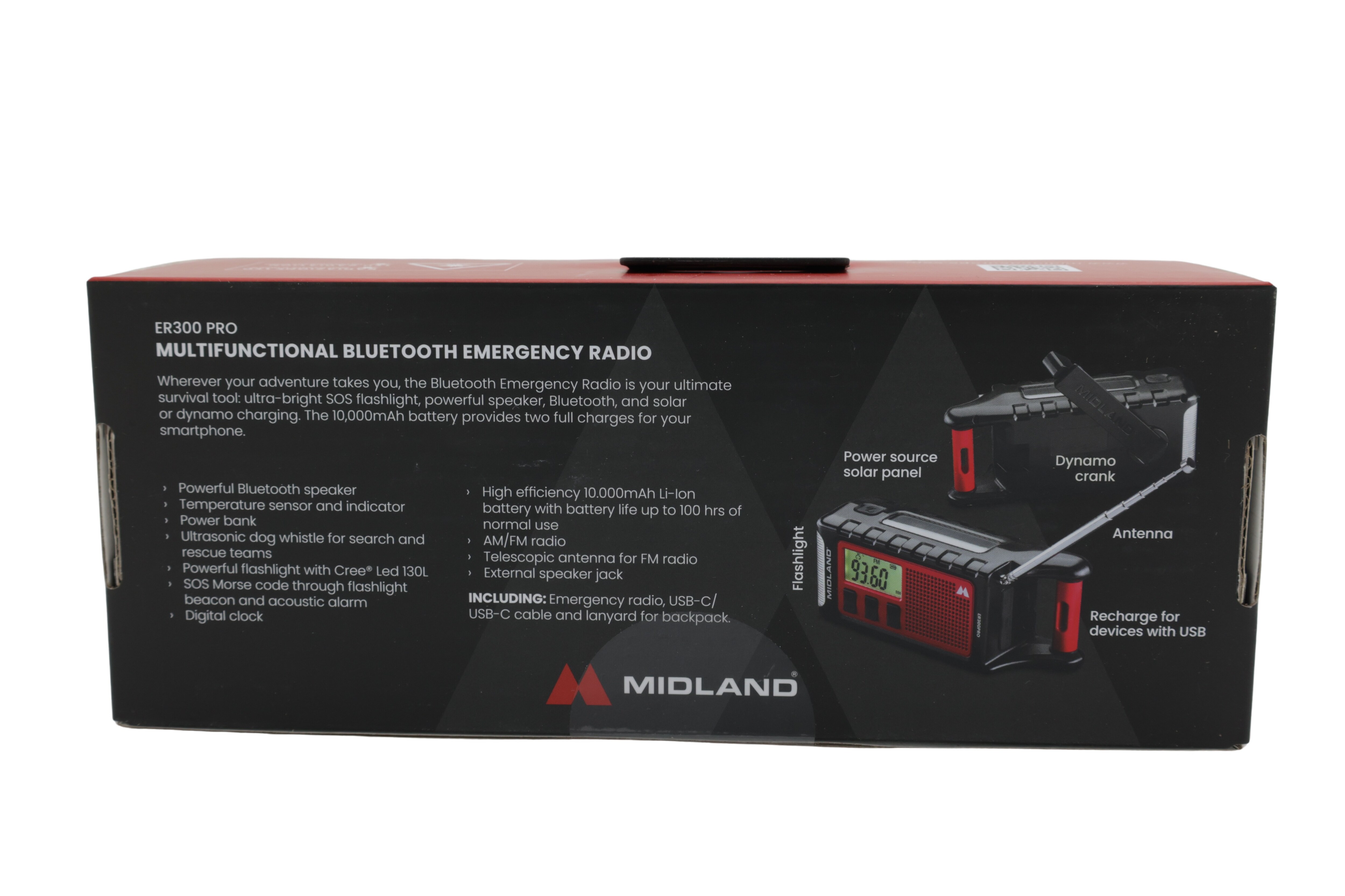 Midland ER 300 Pro -radiokypärä