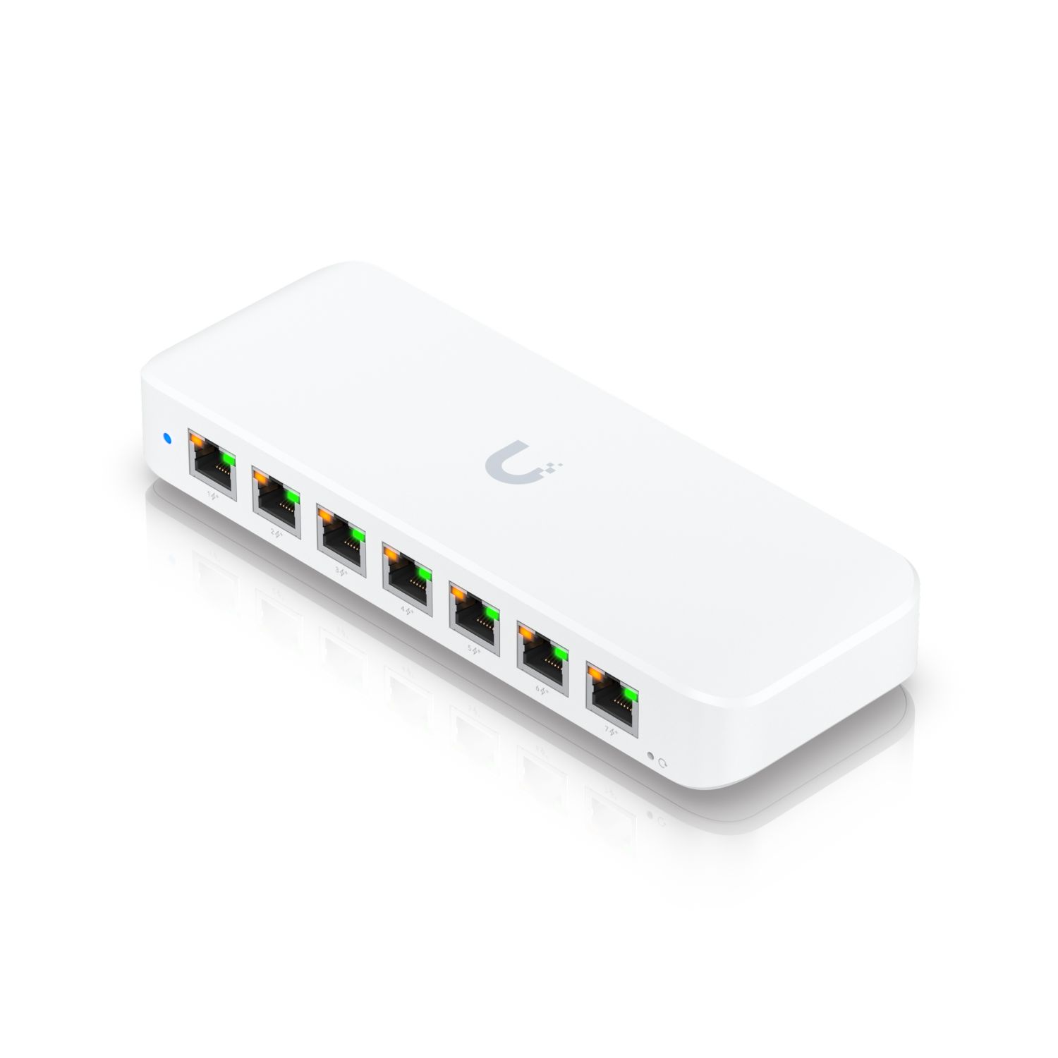 Ubiquiti UniFi Switch Ultra USW-Ultra 8 portti 1x GbE PoE sisään 7x GbE PoE ulospäin