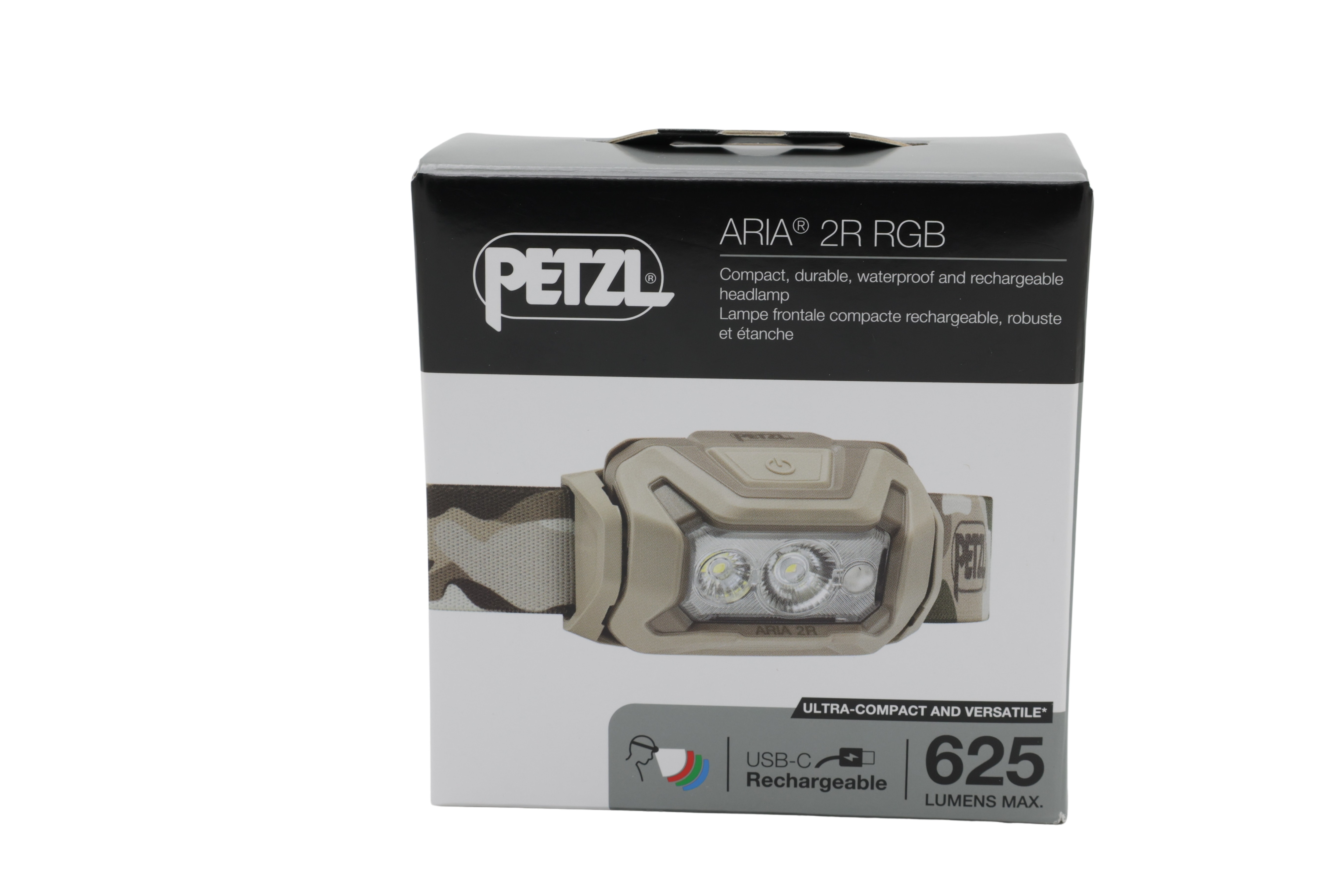 Petzl E070DA01 Ajovalaisin ARIA 2R RGB camo