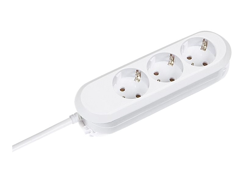 Bachmann SMART 3xCEE7/3 valkoinen Power 1.5m CEE7/7