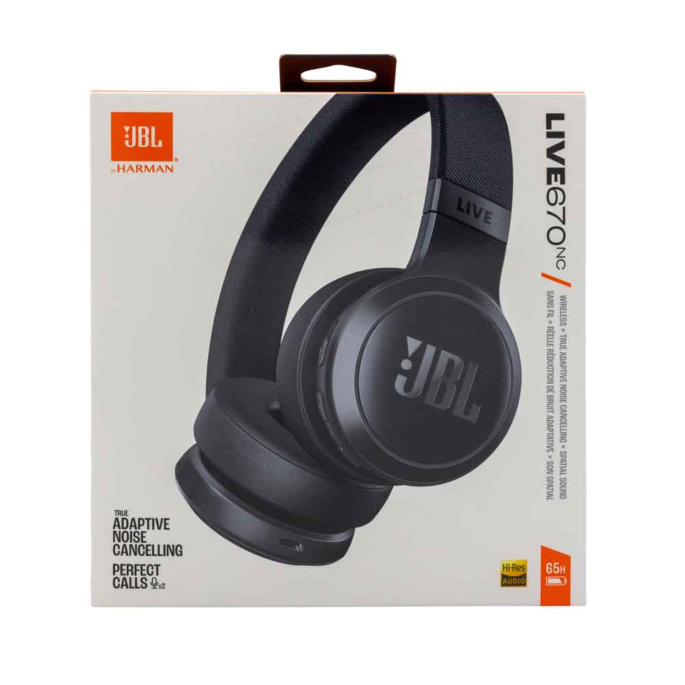 JBL Live 670NC musta