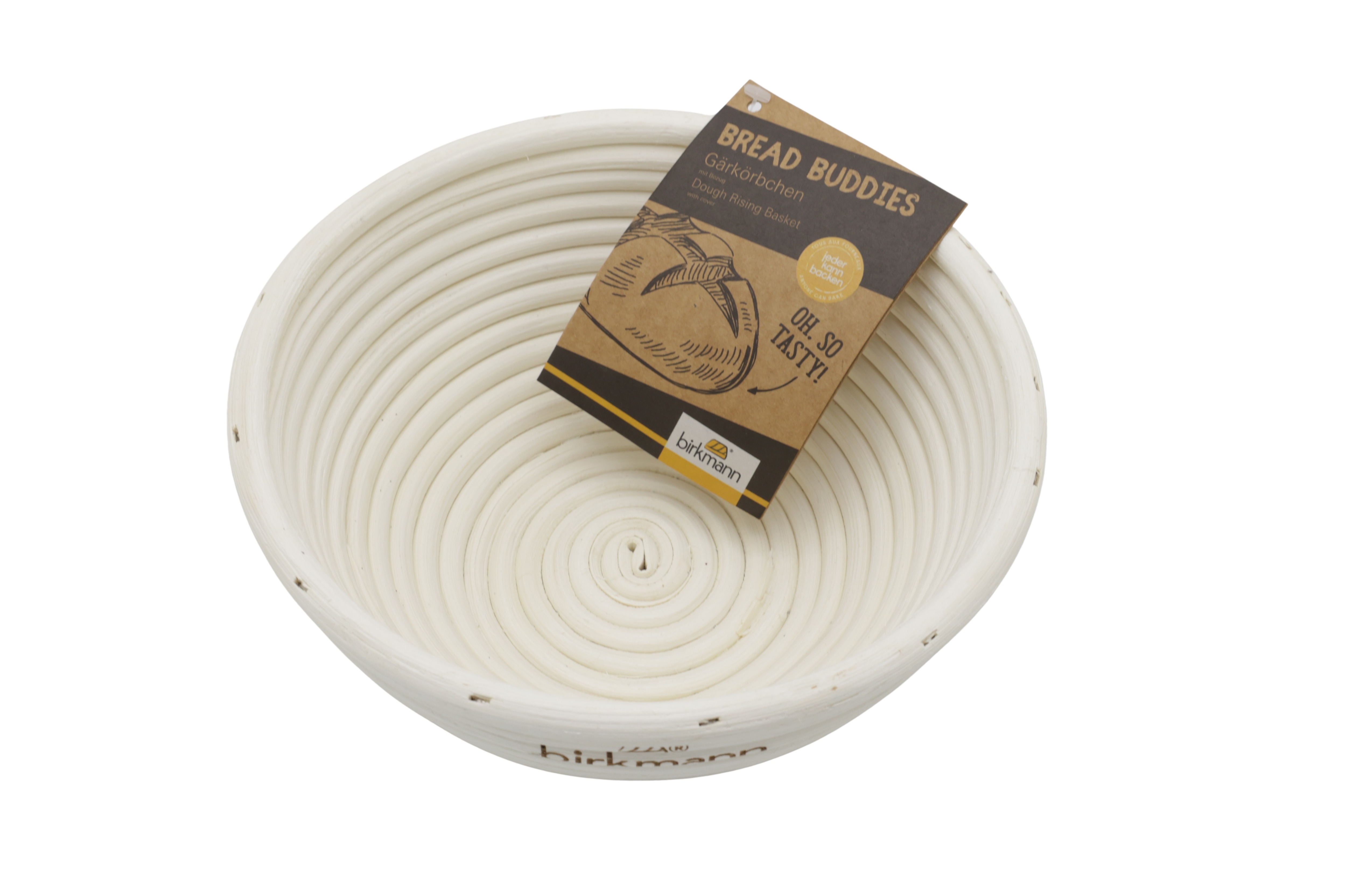 Birkmann Bread Buddies, taikinakori, pyöreä, Ø 20 cm, puuvillakansi