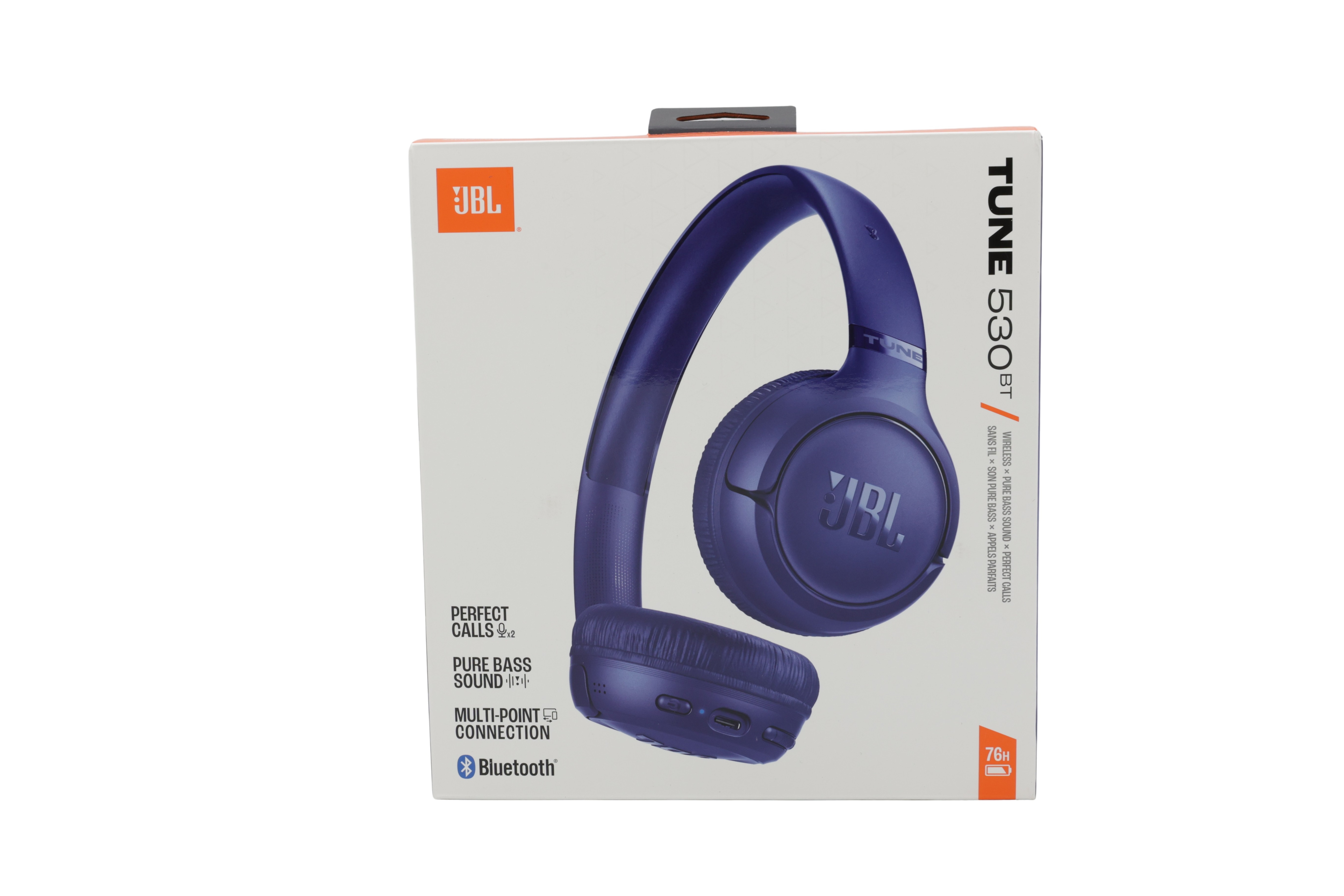 JBL JBLT530BTBLU Tune 530 BT On-Ear kuulokkeet, sininen