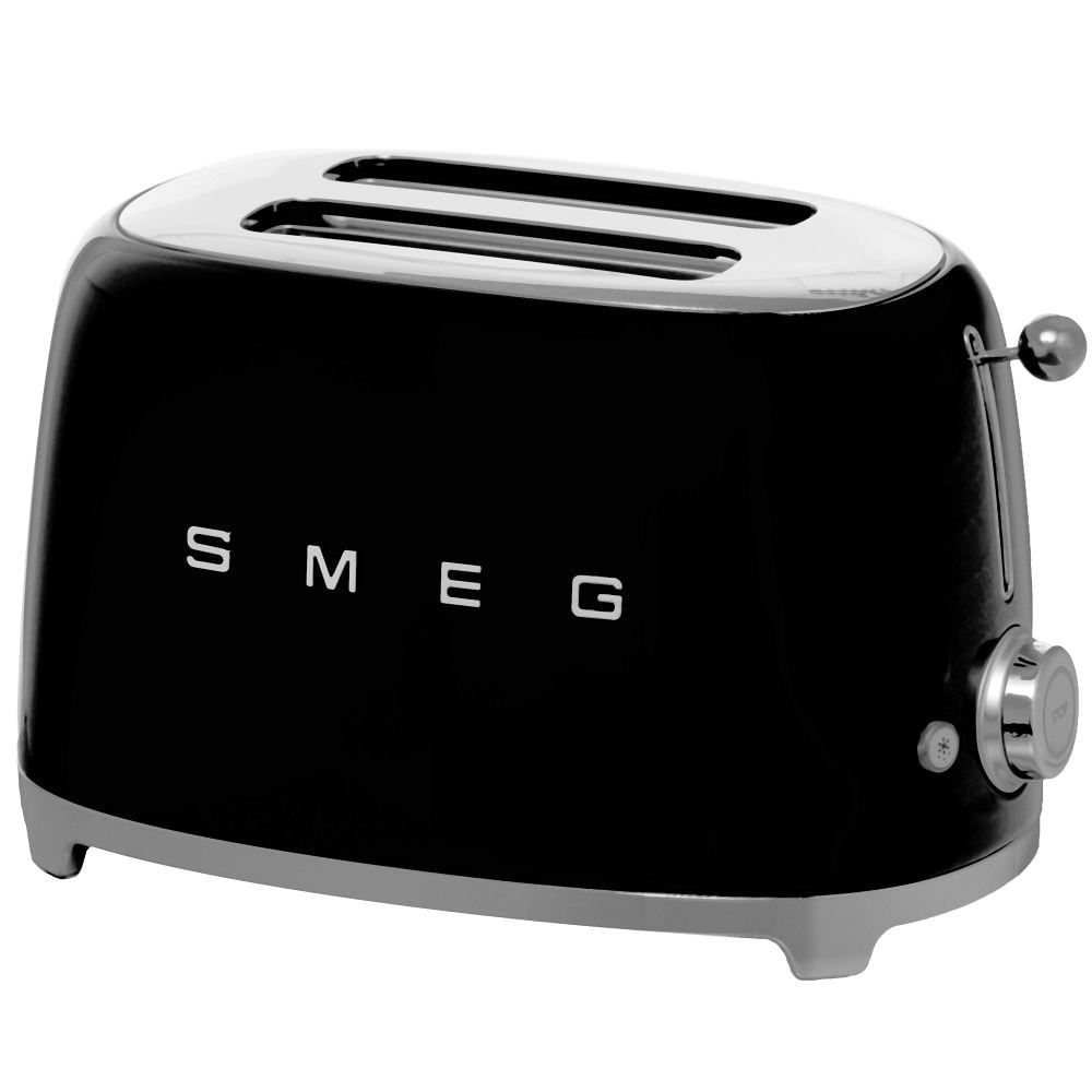Smeg TSF01BLEU Paahdin 2 viipaletta musta