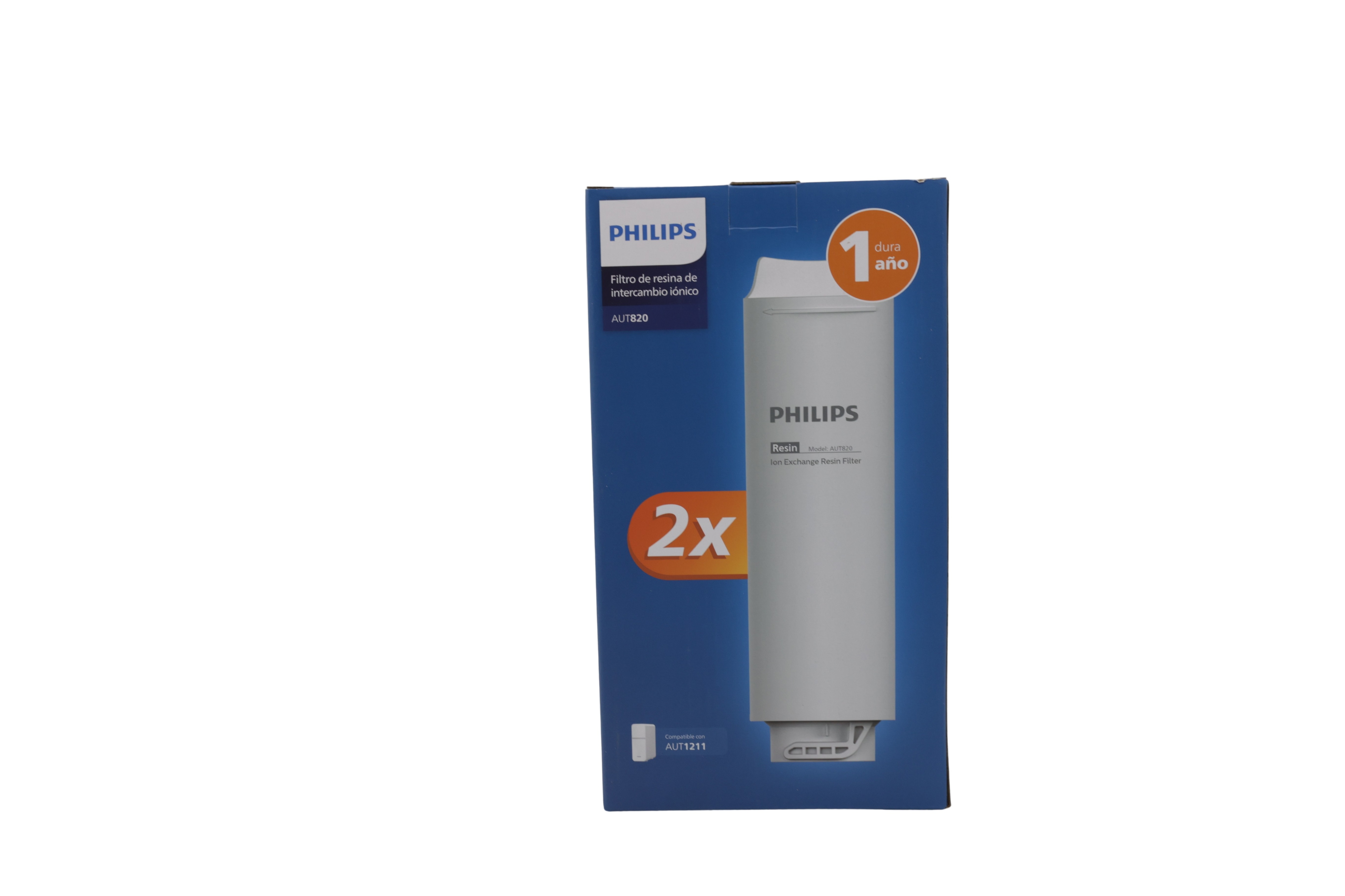 Philips AUT820/10 Korvaava hartsisuodatiini, 2-pack AUT1211:lle