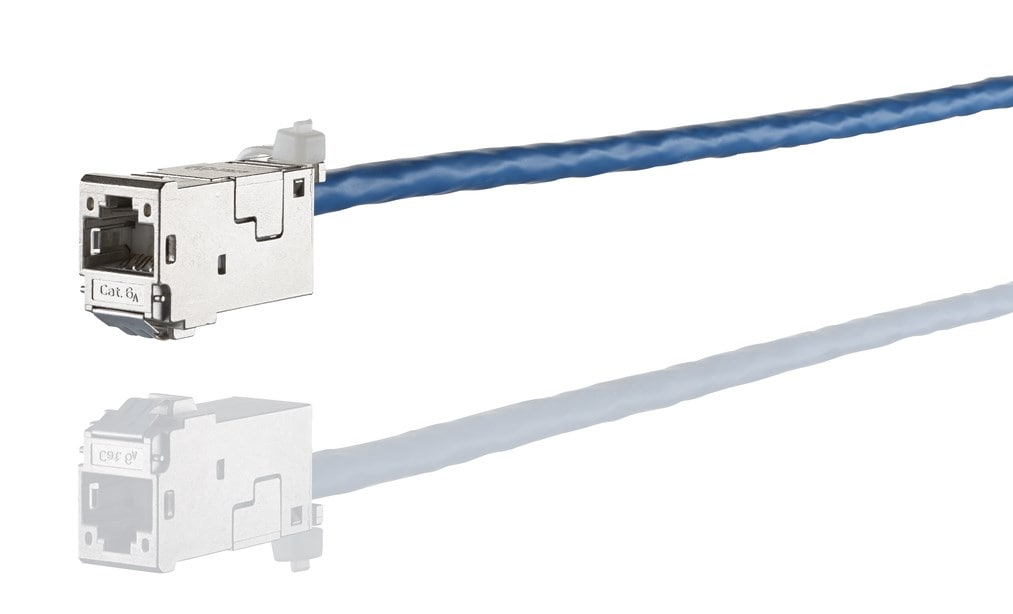 METZ CONNECT E-DAT-moduuli Cat.6A 8(8) pistorasia, T568A