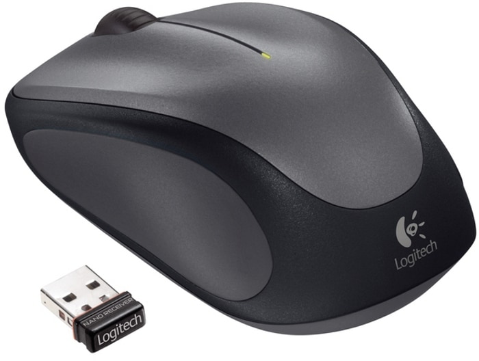 Logitech M235 optinen USB-hiiri - langaton - harmaa