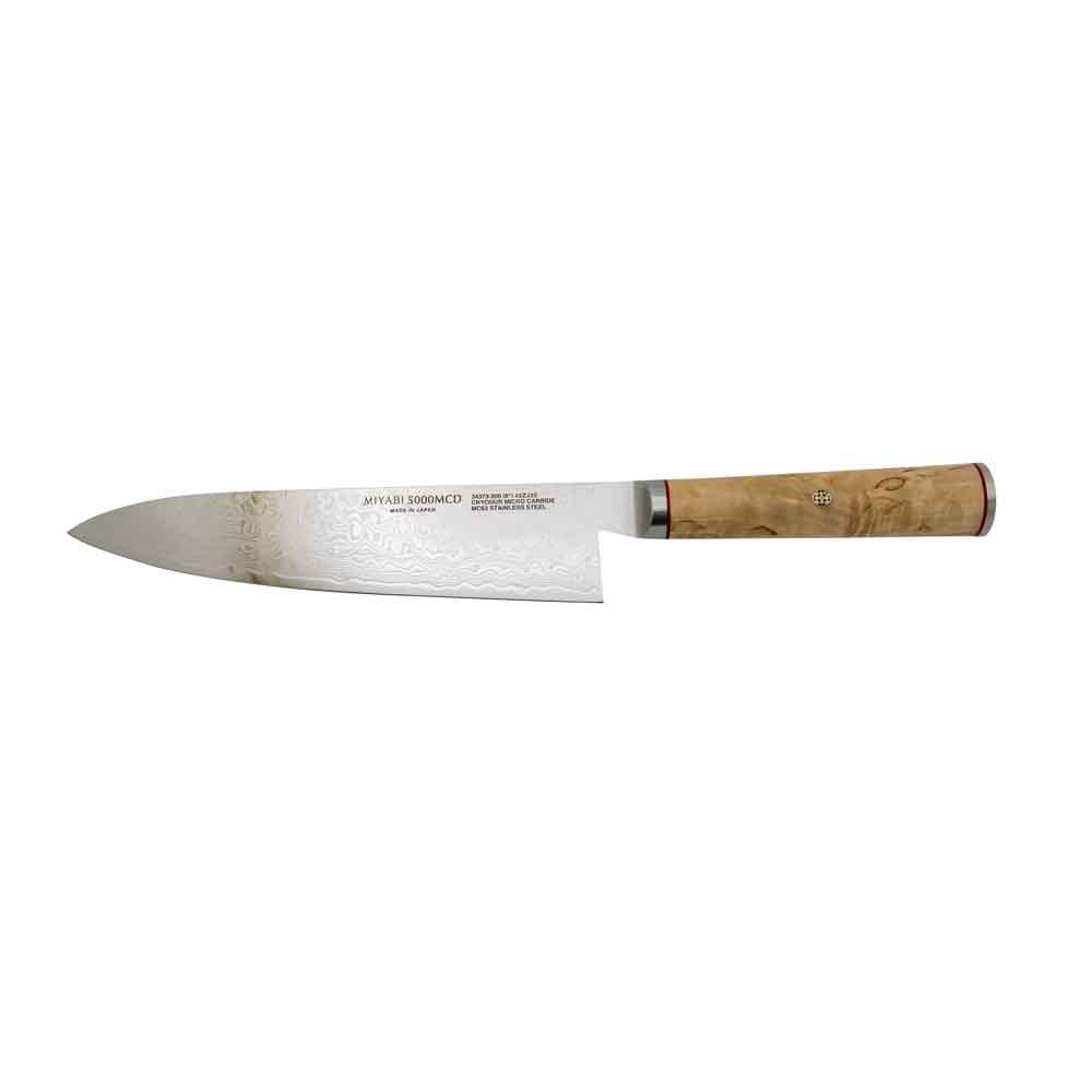 Zwilling MIYABI Gyutoh hopea, Masur-koivukahva, 200mm