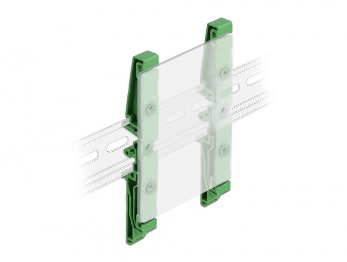 Delock DIN-kiskokiinnike piirilevyille 115 mm 4 kpl 4 kpl 4 kpl