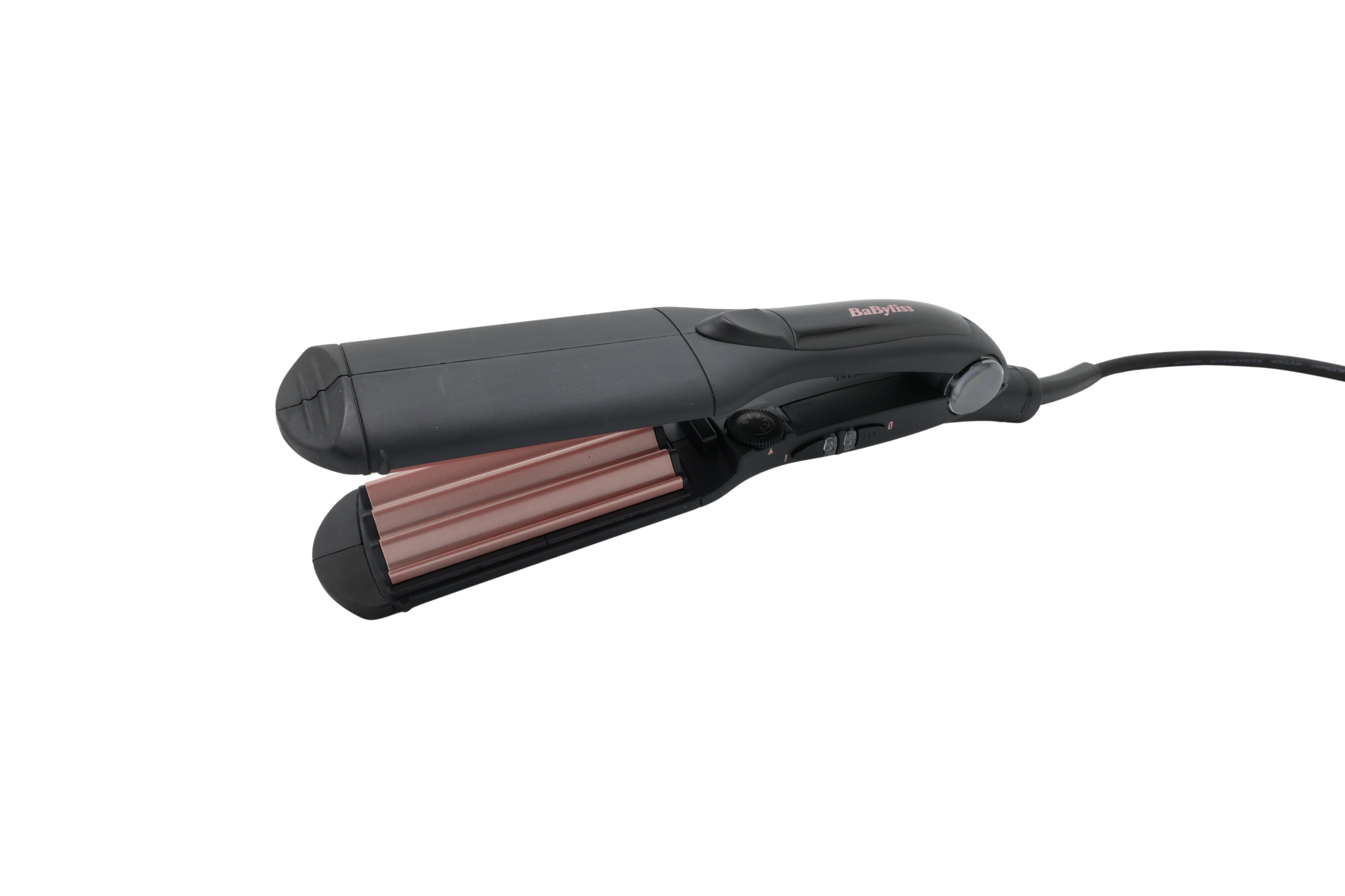 BaByliss 2165CE The Crimper puristusrauta, vaaleanpunainen musta