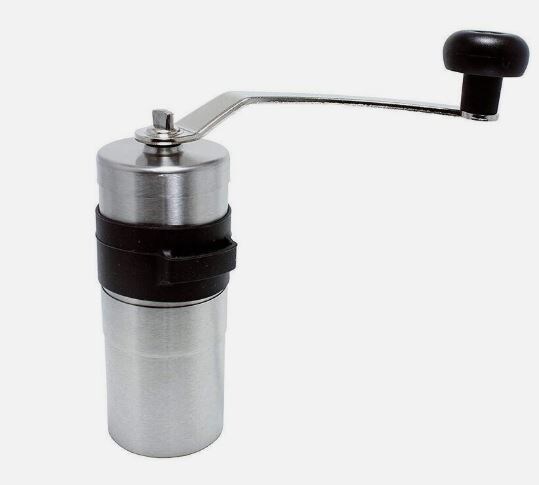 Porlex Mini 2 käsikahvimylly ruostumatonta terästä, jossa on keraaminen mylly