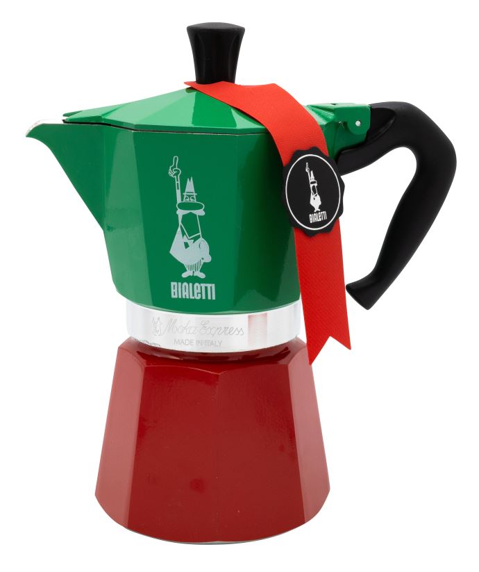 Bialetti Moka Express Italia, 6 kupillista