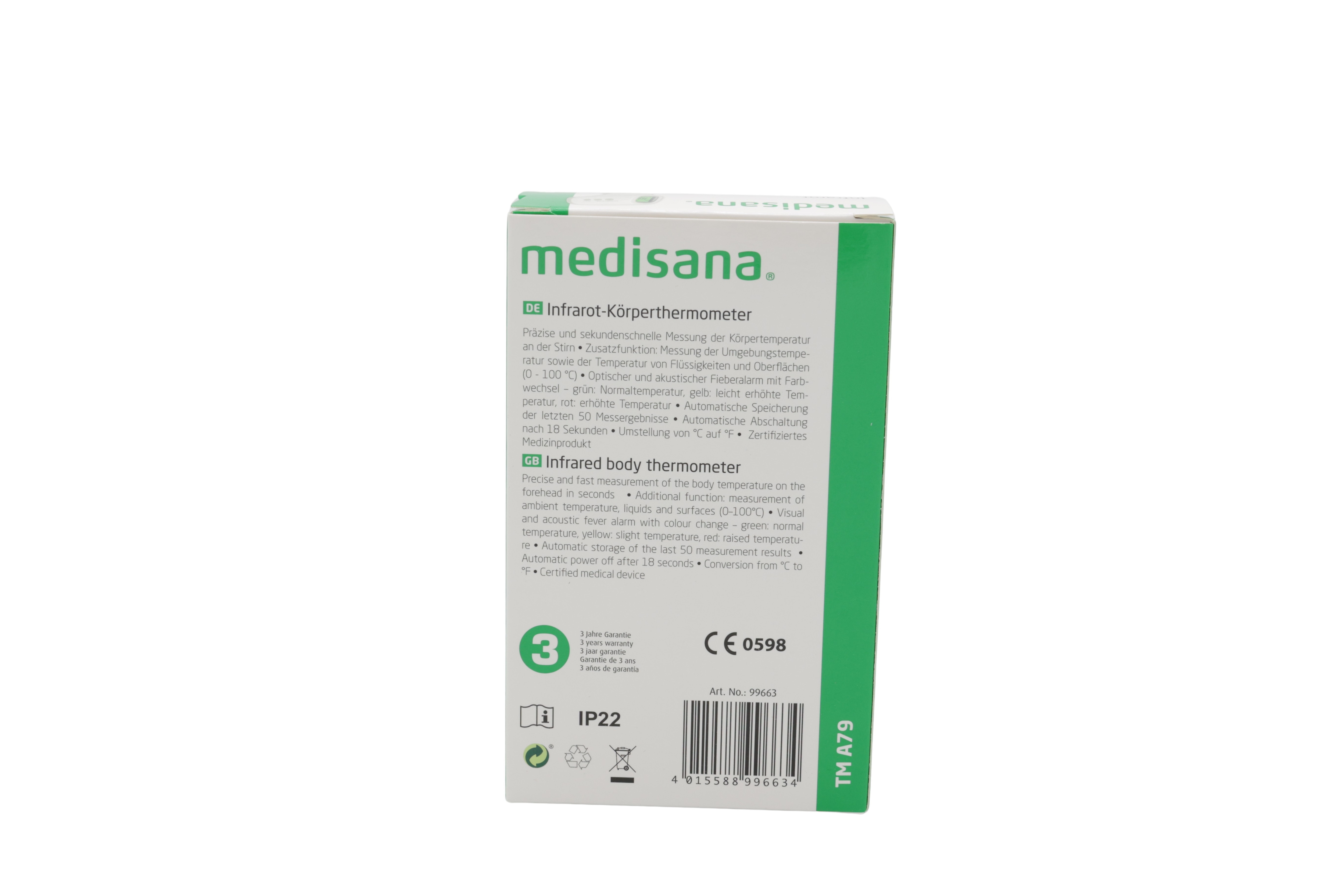 Medisana TM A 79 Digitaalinen kliininen lämpömittari
