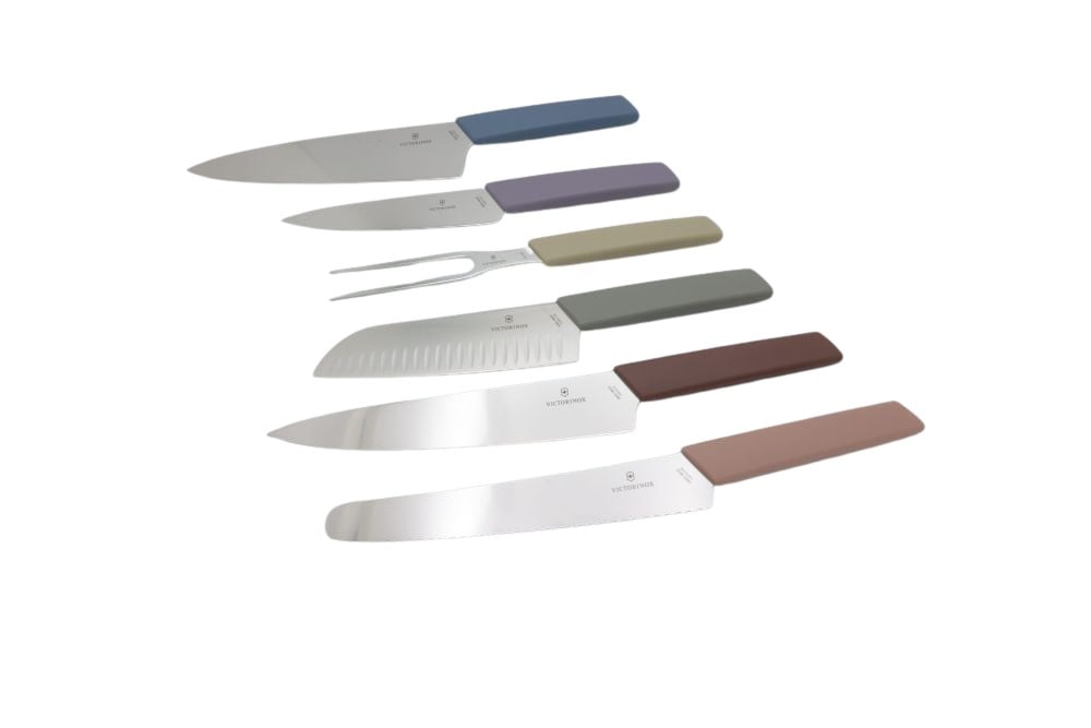 Victorinox V-6.71 86.66 Swiss Modern -veitsiteline, 6-osainen, pyökkiä