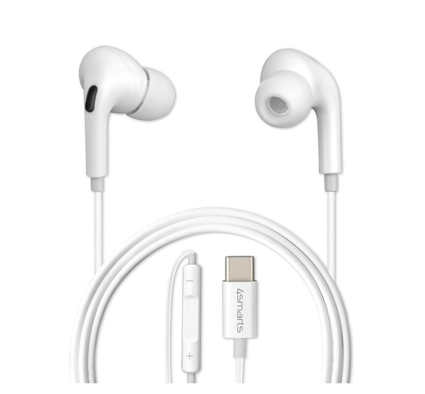 4smarts aktiivikuulokkeet Melody Digital Basic USB-C D/A-muuntimella valkoinen