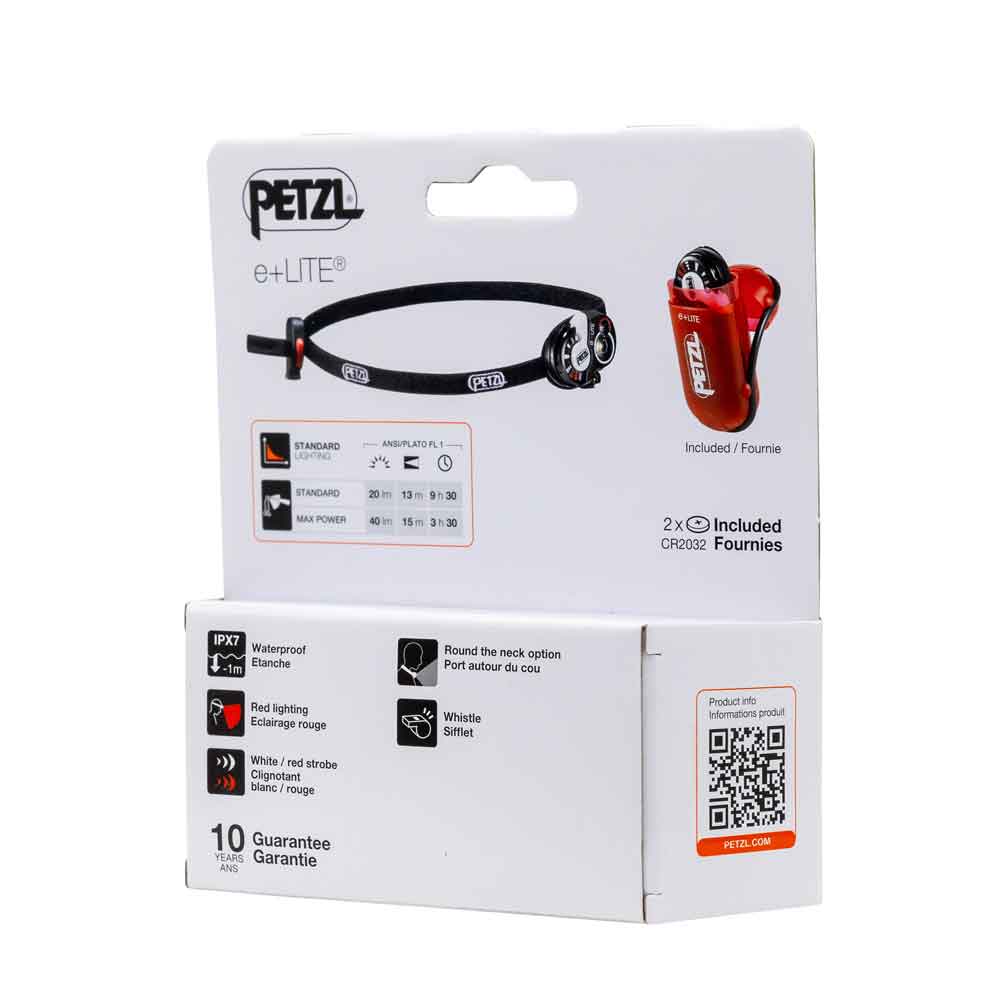 Petzl E02 P4 ELite Valkoinen/Musta