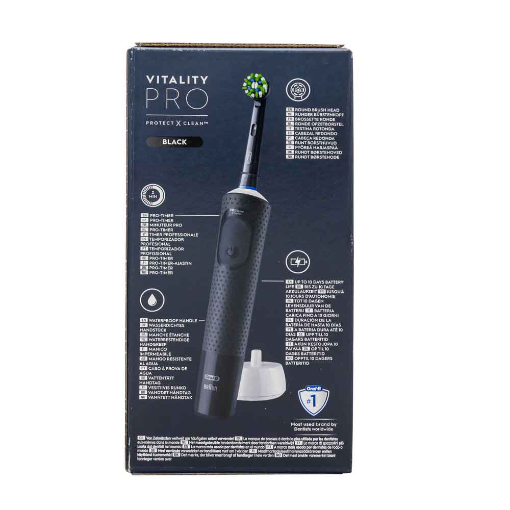 Braun Oral-B Vitality Pro D103 ripustettava laatikko musta sähköhammasharja