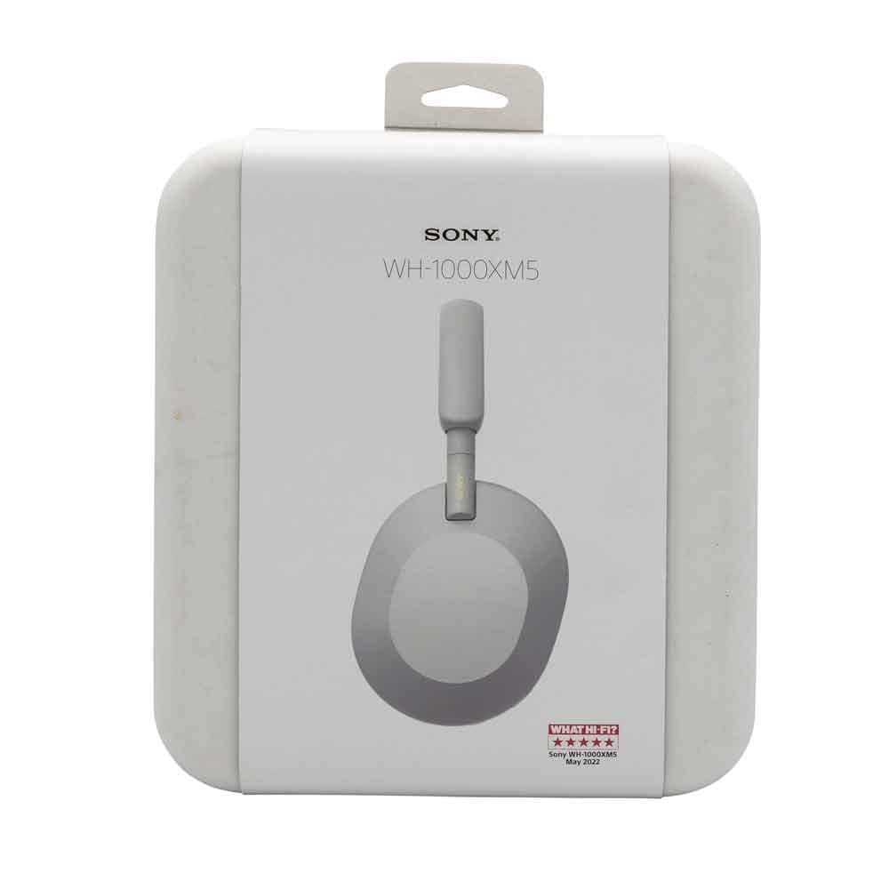Sony WH-1000XM5S Bluetooth-melua vaimentavat kuulokkeet mikrofonilla, hopea