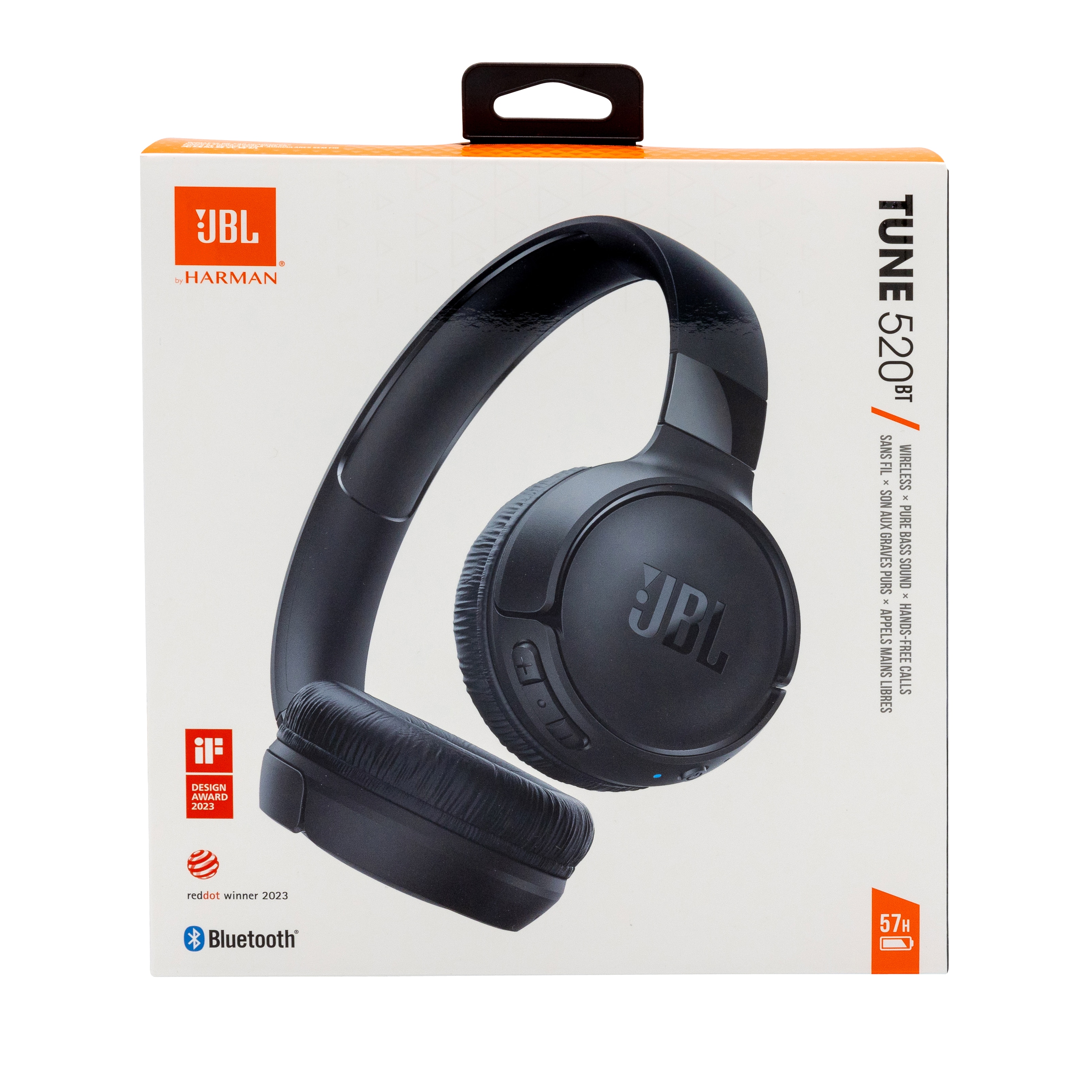 JBL Tune 520BT langattomat kuulokkeet, musta