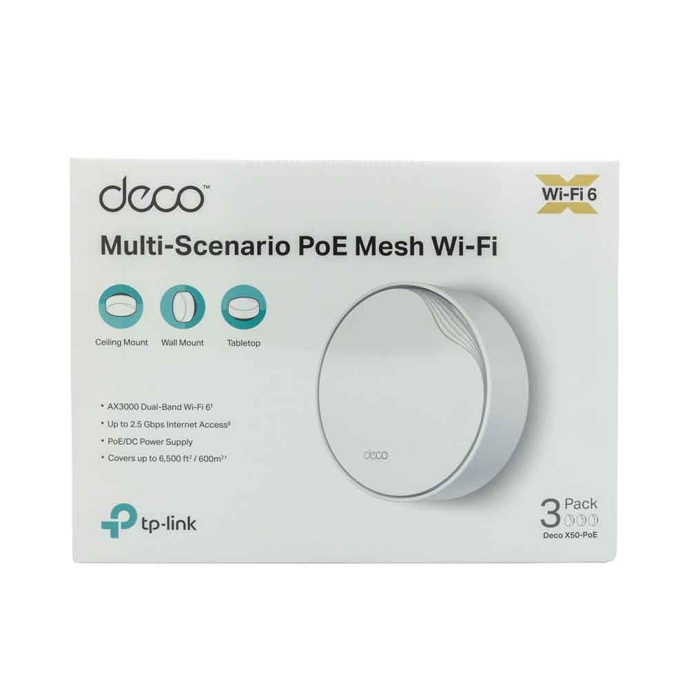 TP-Link Deco X50-PoE 3-pakkaus Mesh