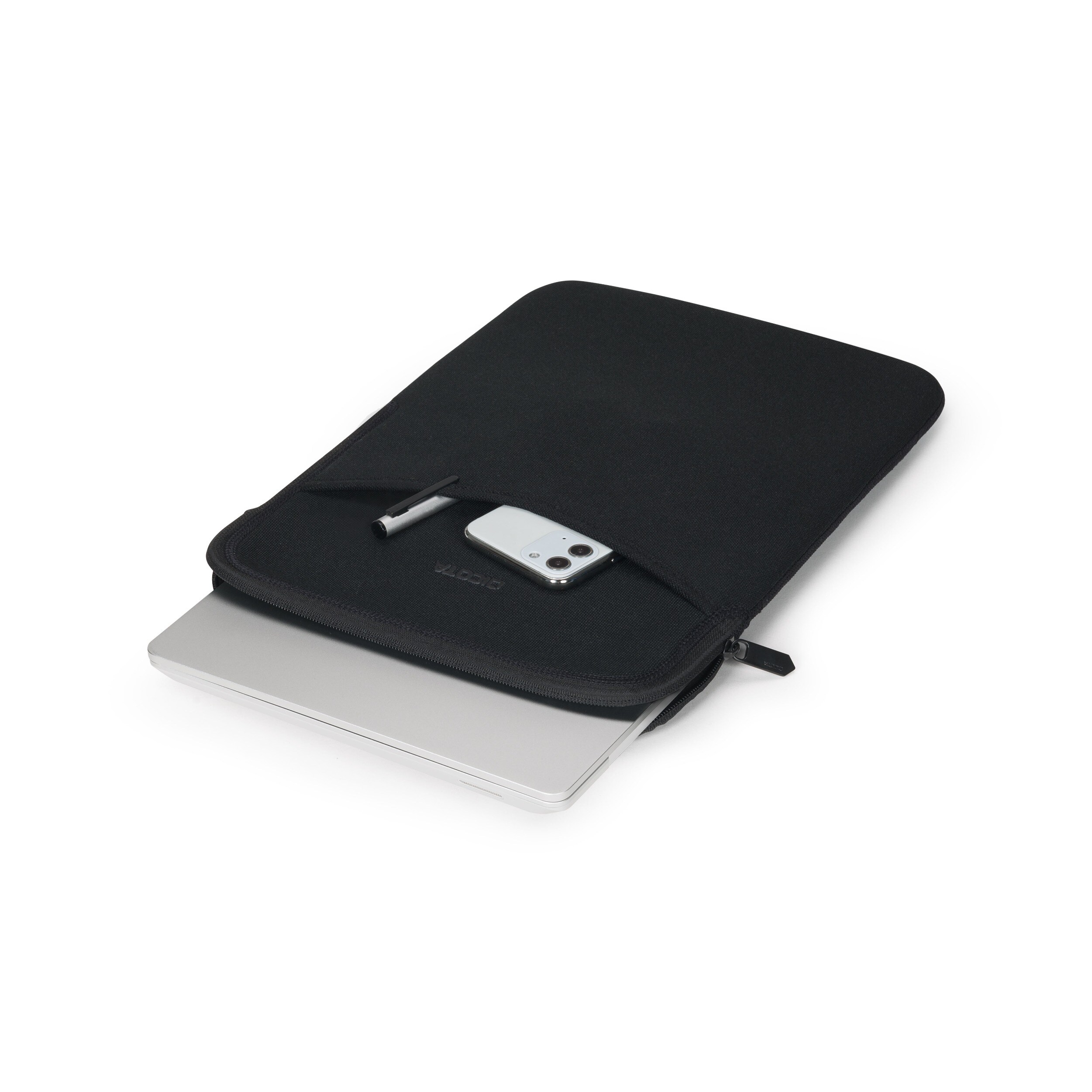 Dicota Sleeve Eco SLIM M -kotelo Microsoft Surface Laptopille, musta