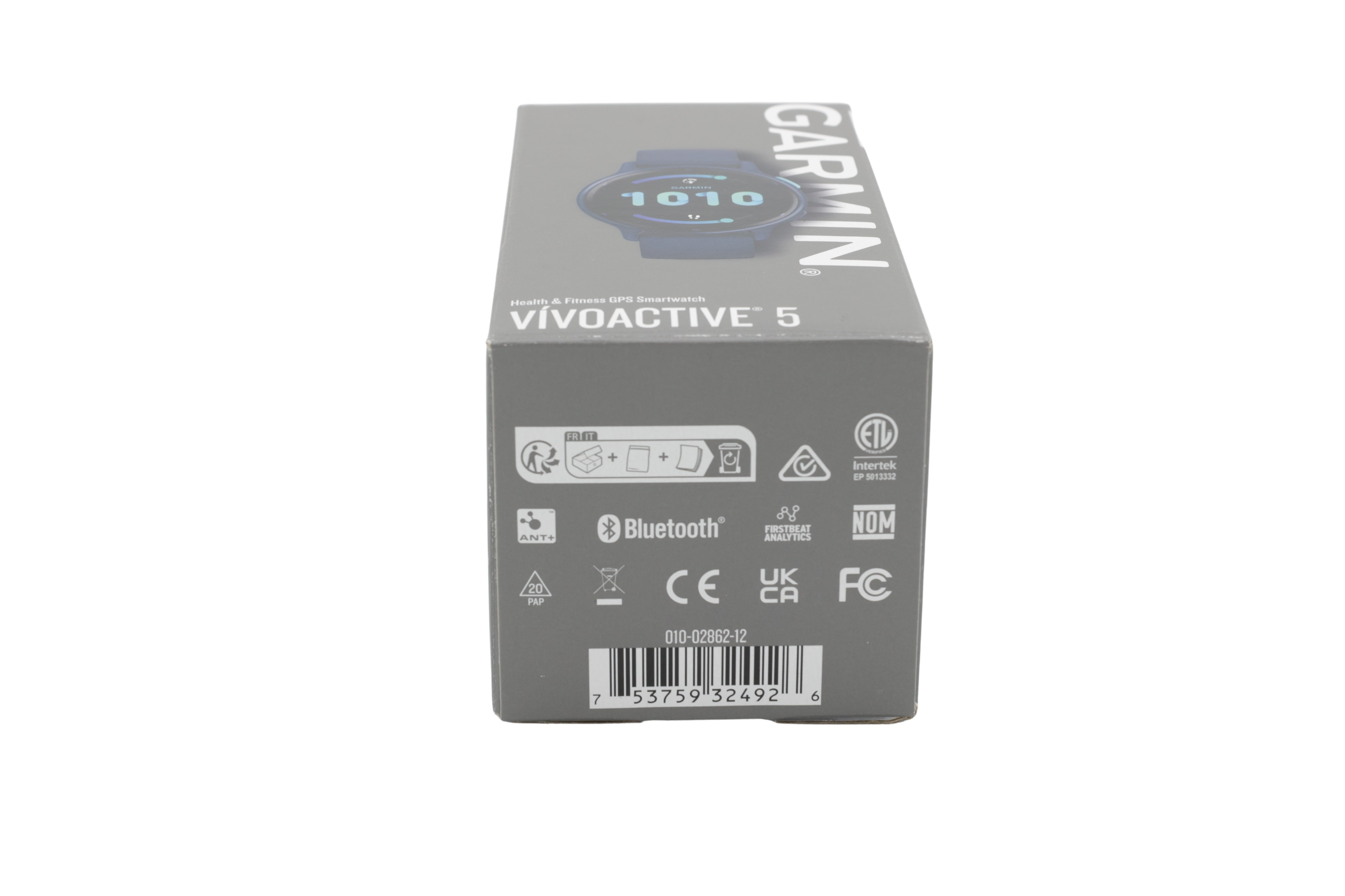 Garmin vívoactive 5 metallisininen